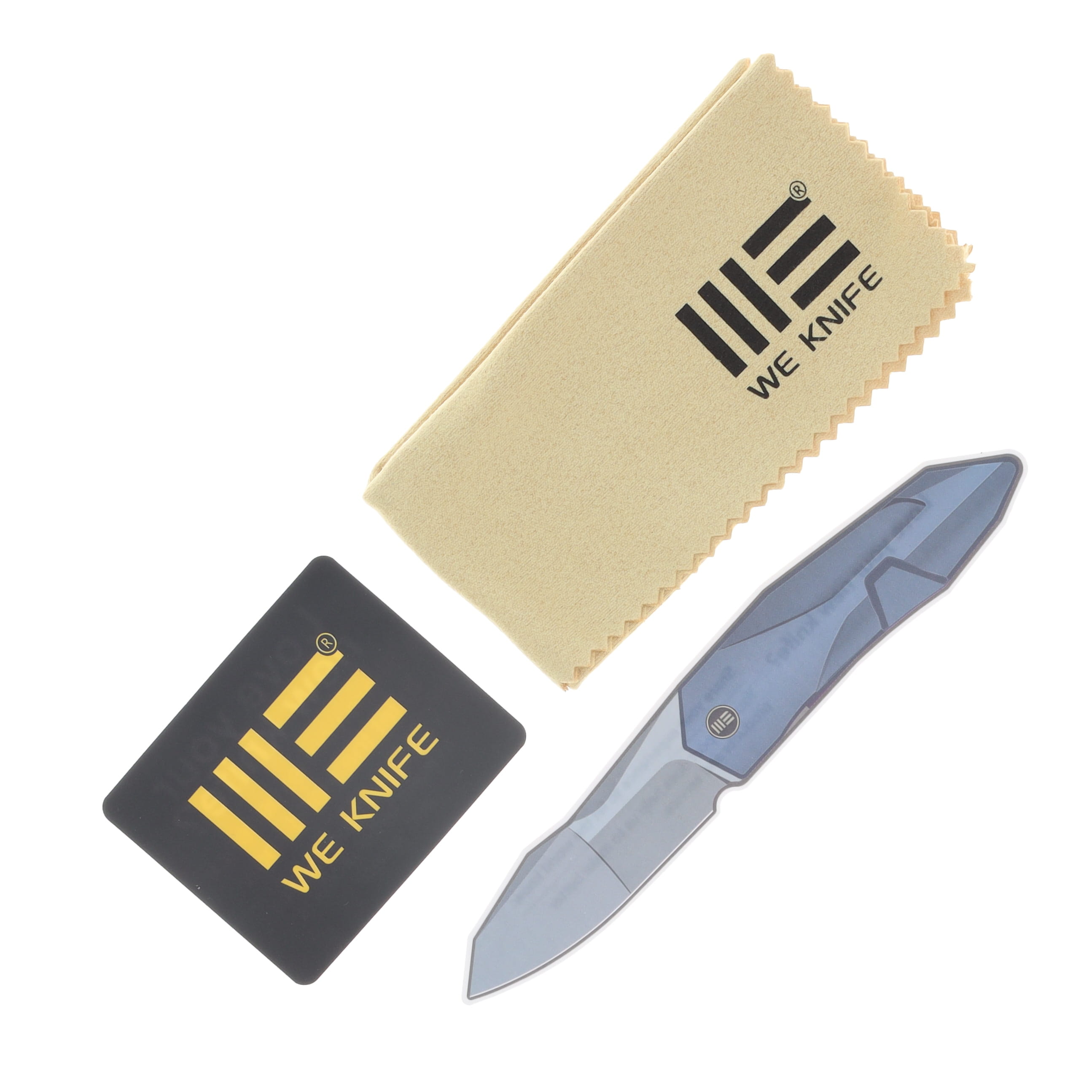 WE Knife Co Air Force Flight Line Folder Bronze TI Handle Blackwashed M390 Blade WE23089-2 View 8