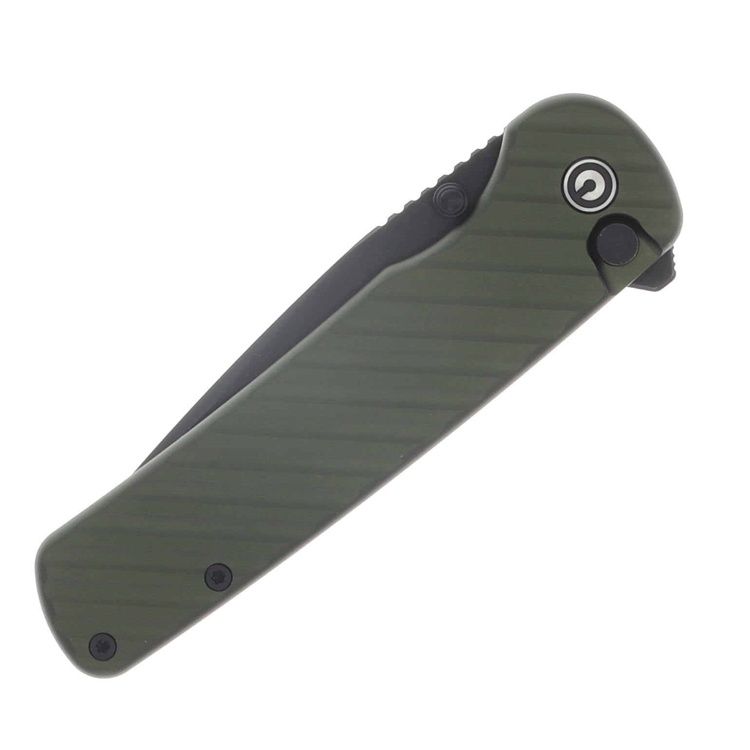 CIVIVI Iron Tide Folder Forest Green AL Handle Black Stonewashed 14C28N Blade C25011-2 View 5