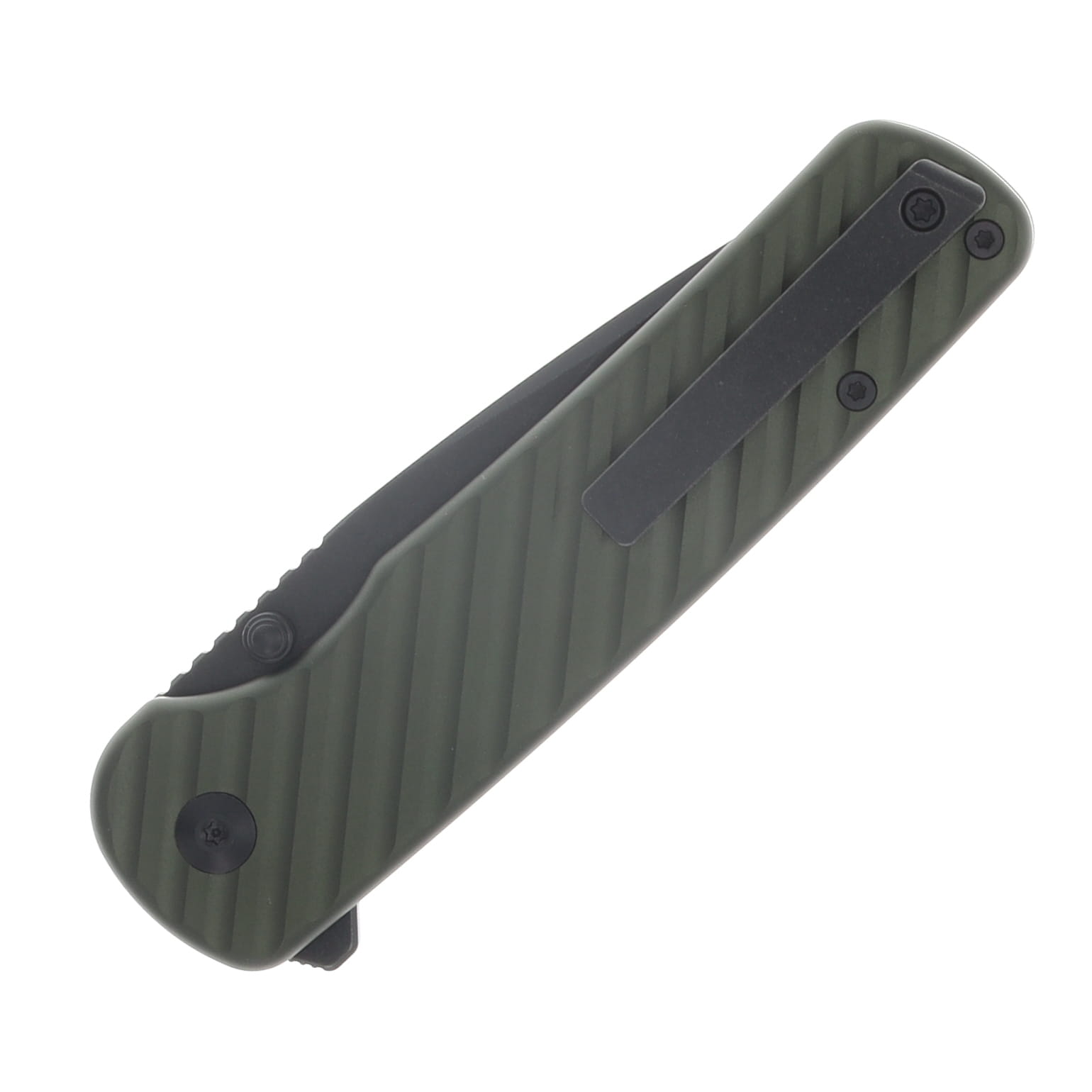 CIVIVI Iron Tide Folder Forest Green AL Handle Black Stonewashed 14C28N Blade C25011-2 View 6