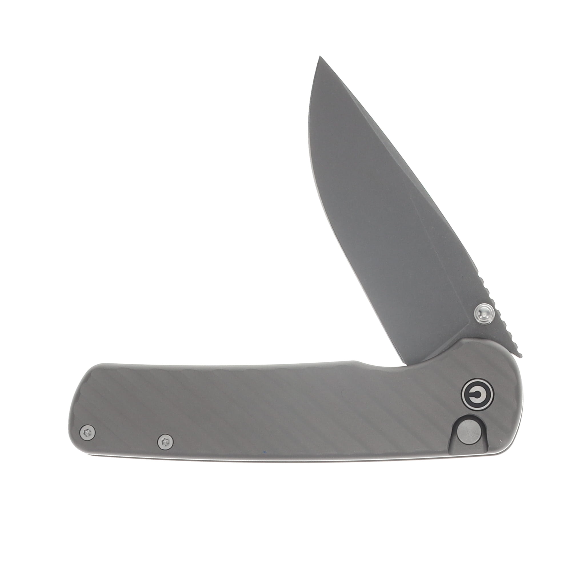 CIVIVI Iron Tide Folder Gray Aluminum Handle Gray Stonewashed 14C28N Blade C25011-3 View 3
