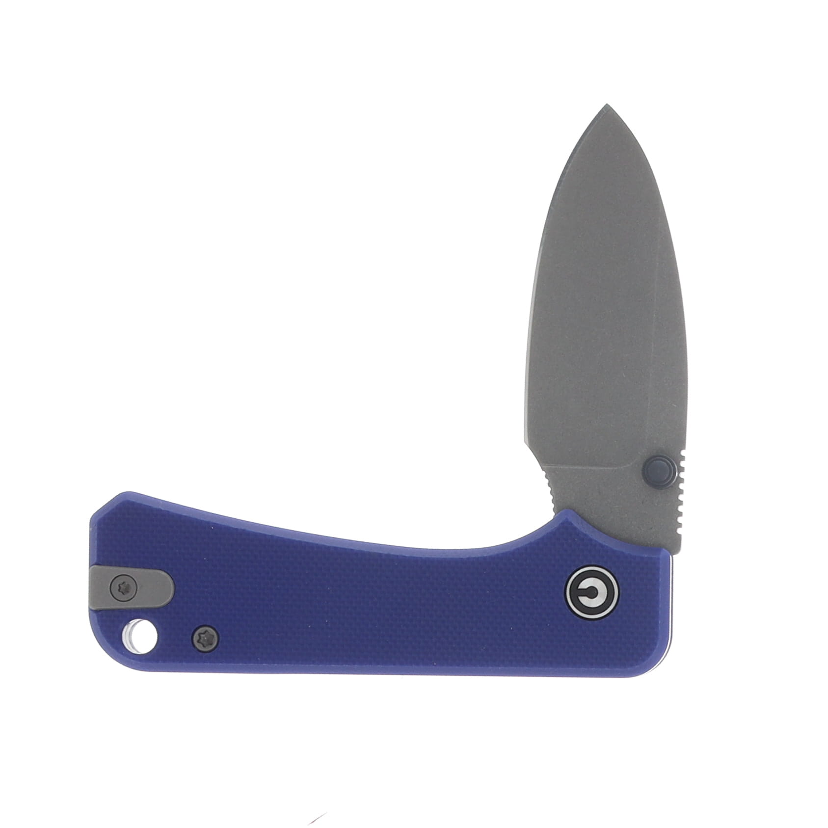 CIVIVI Baby Banter Slip Joint Folder Blue G-10 Handle Gray Stonewashed Nitro V Blade C25066A-1 View 3