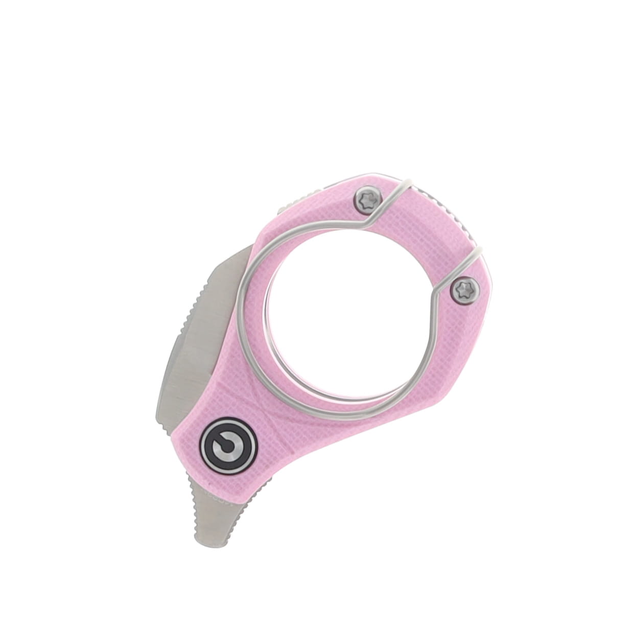 CIVIVI Pyrus Folding Knife Powder Pink G-10 Handle Satin 14C28N Hawkbill Blade C23038-5 View 6