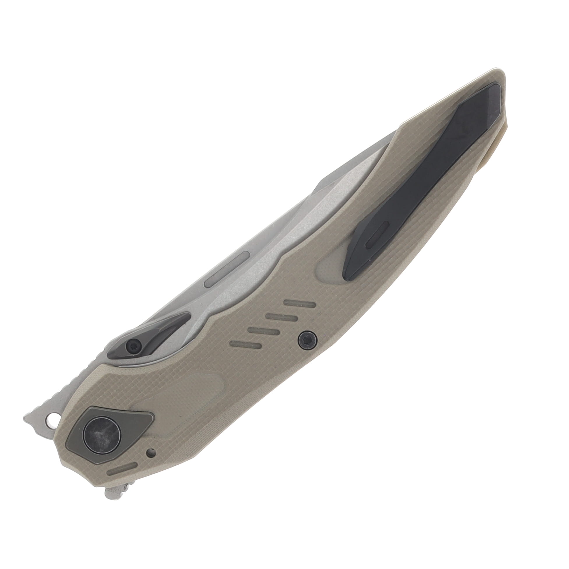 Dreamtech Linerlock D2 Stonewash Brown G10 DTK1101GD View 6