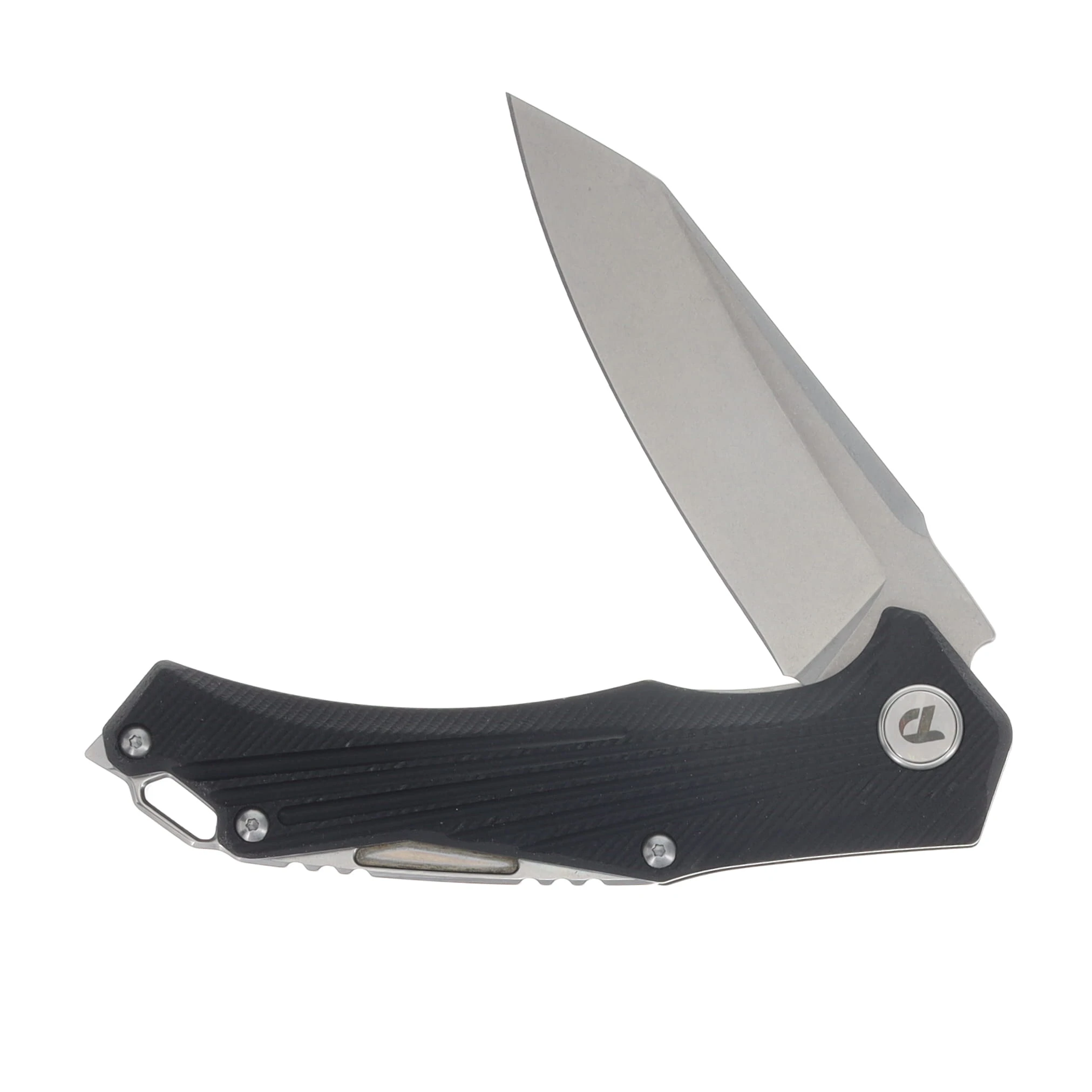 Dreamtech Linerlock D2 Stonewash Black G10 DTK3287GB View 3