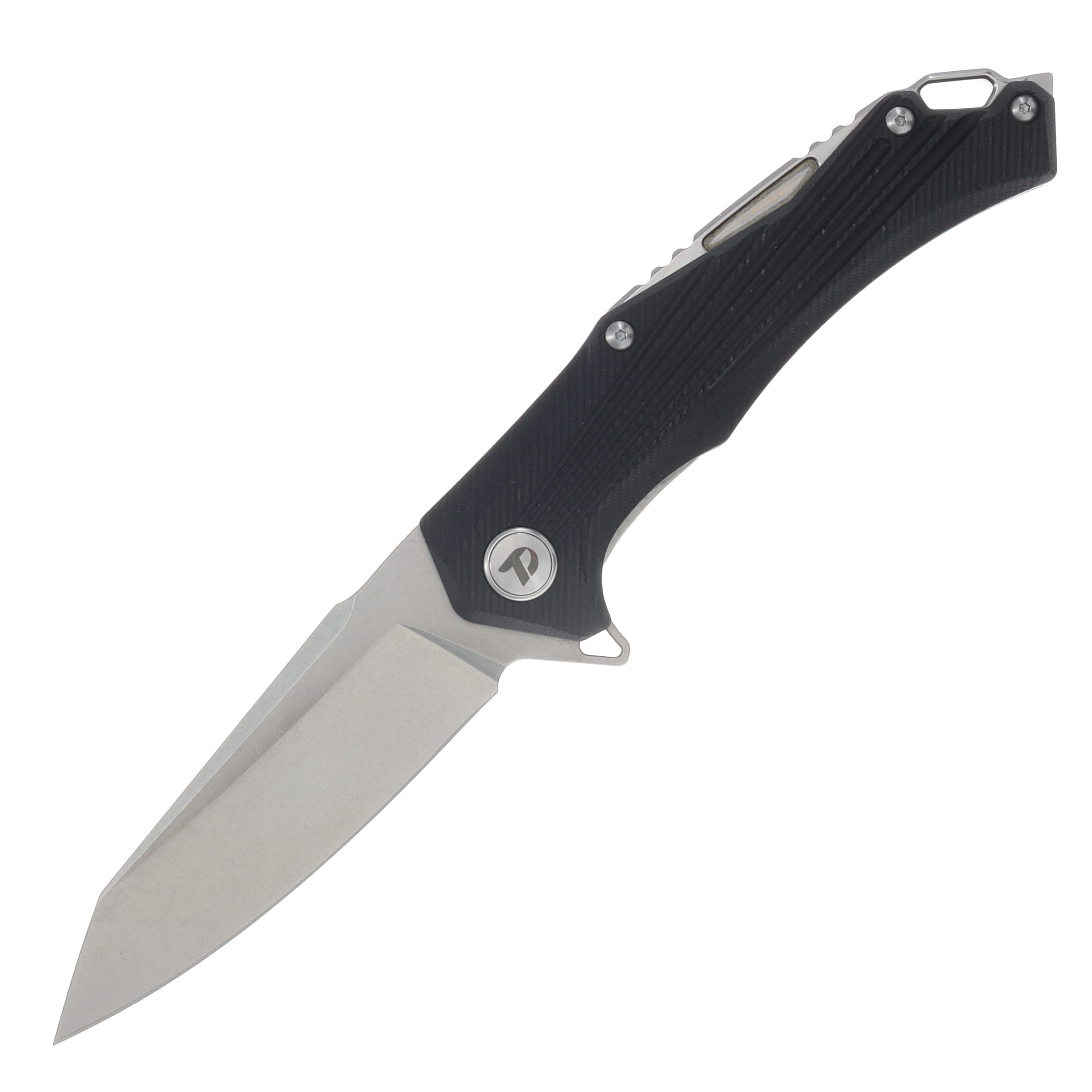 Dreamtech Linerlock D2 Stonewash Black G10 DTK3287GB View 1