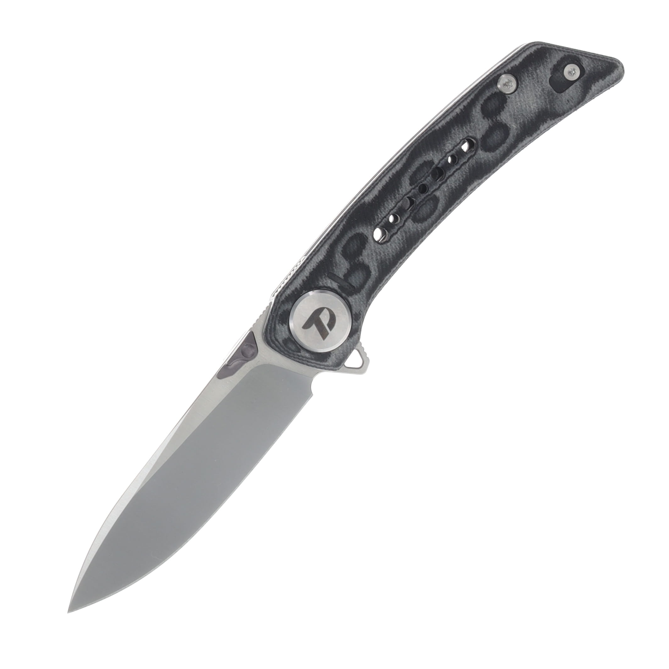 Dreamtech Linerlock Black & Gray Micarta DTK3610MG View 1