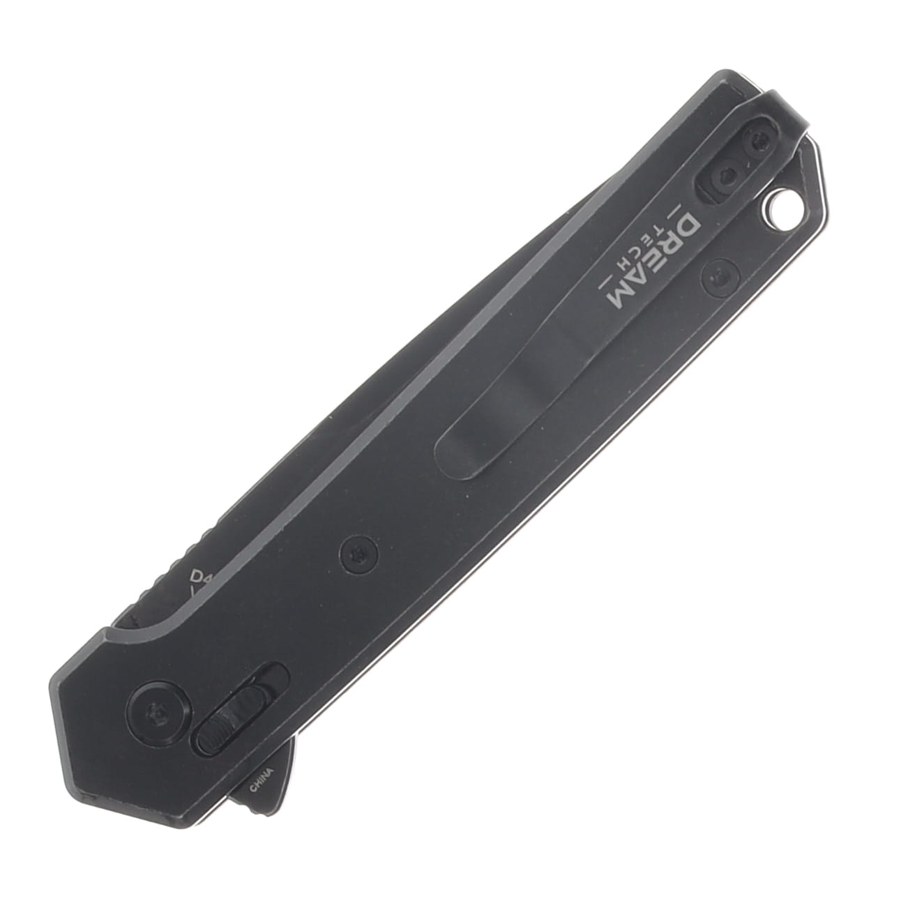 Dreamtech Black Titanium VG-10 Drop Point Crossbar Lock Folding Knife DTK4032TB View 6