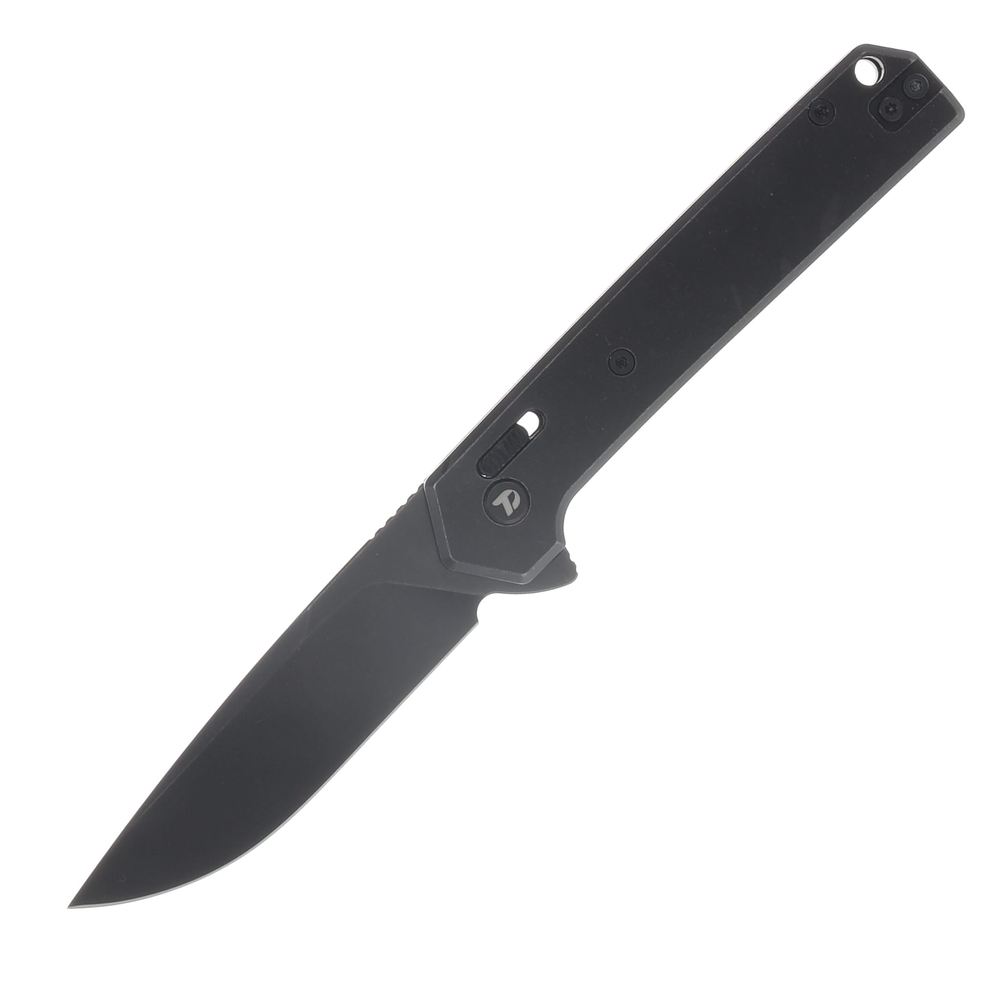 Dreamtech Black Titanium VG-10 Drop Point Crossbar Lock Folding Knife DTK4032TB View 1