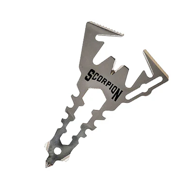 Lucky Jack Scorpion 12-in-1 Stainless Wallet Card Multi-Tool TL-0019 View 1