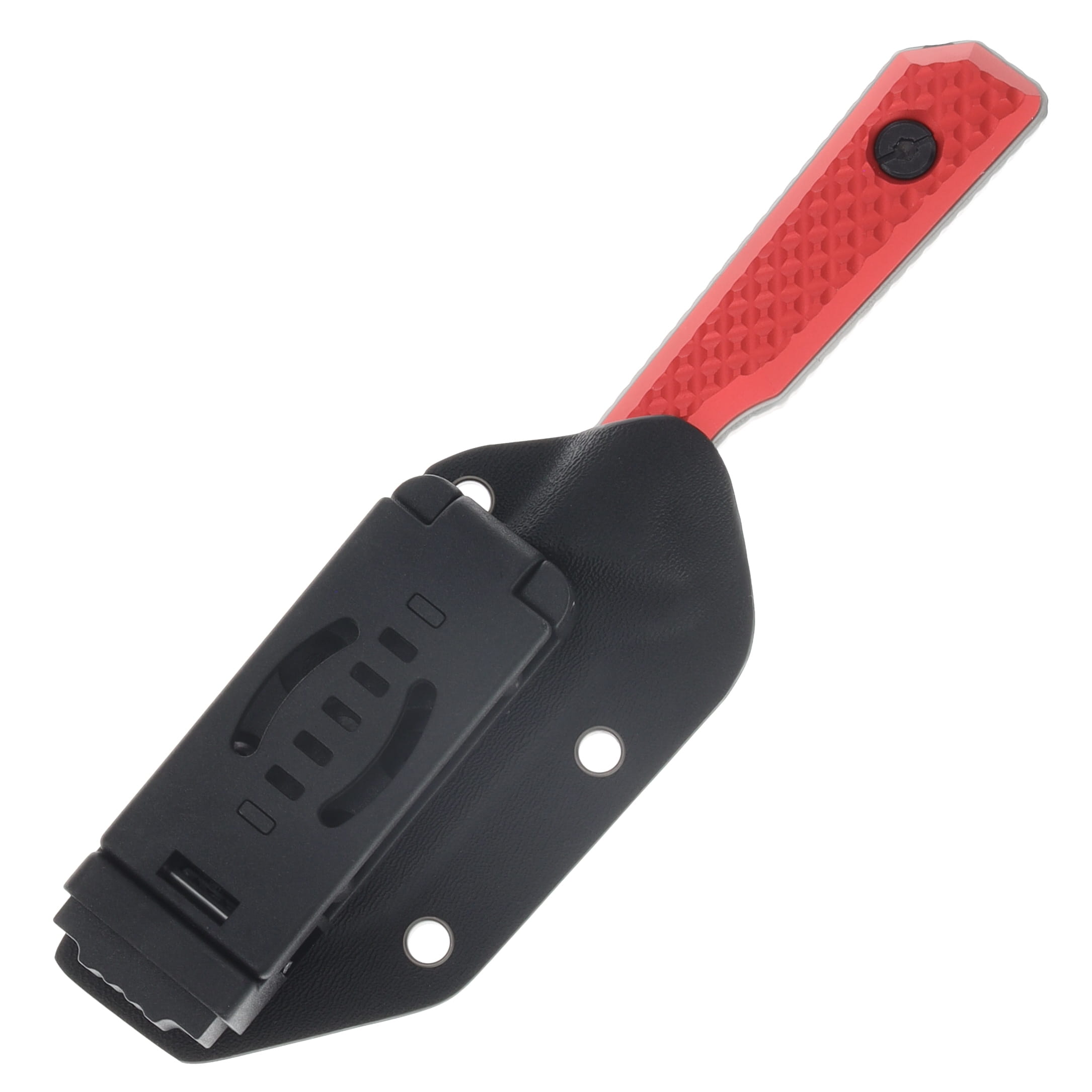 Voyage Bladeworks Outland Fixed Blade Red Anodized Aluminum - Satin D2 Blade VBOUTLANDRED View 4