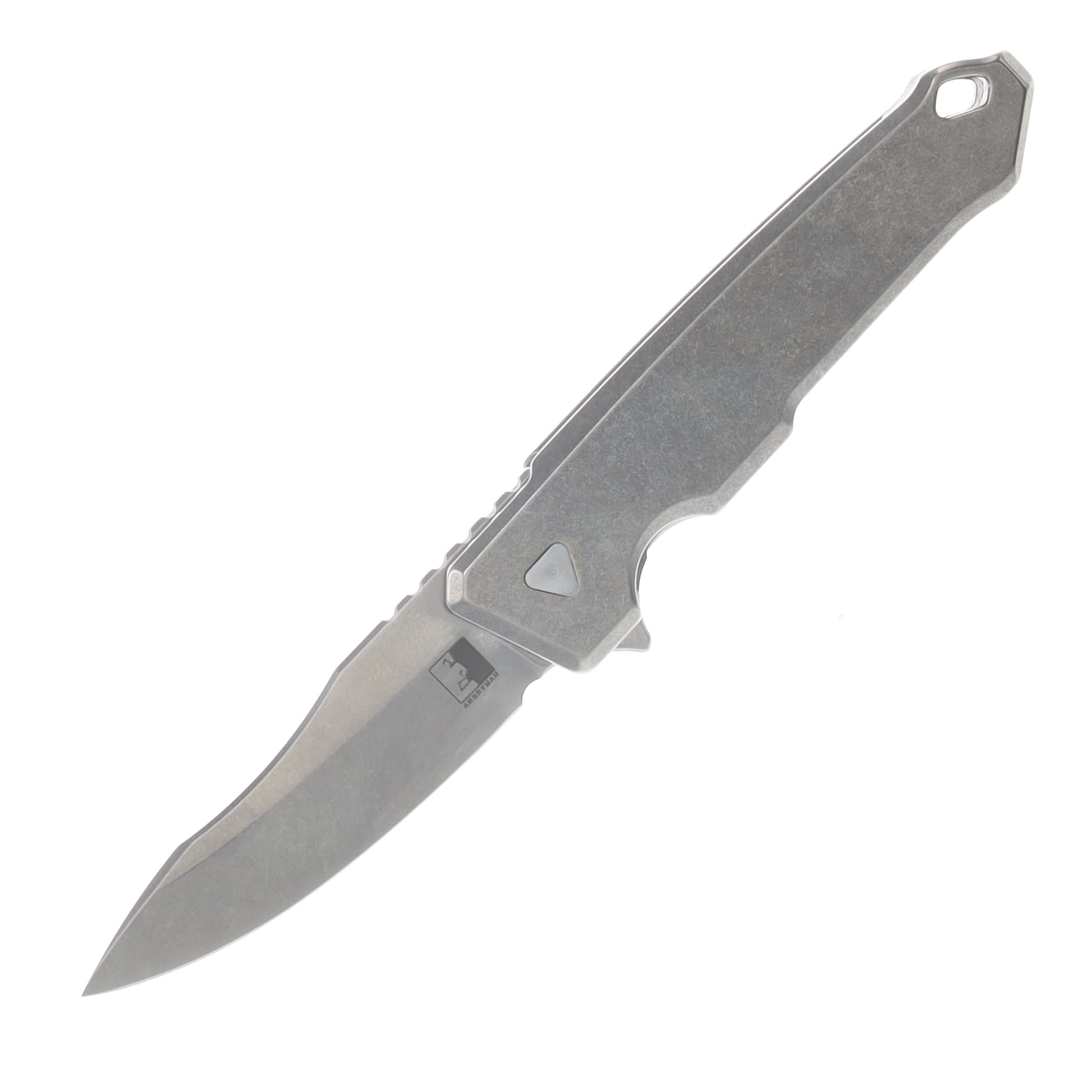 Angryman Littlefinger Framelock Folding Knife Titanium Handle Magnacut Blade ANGLTLFNGTI View 1