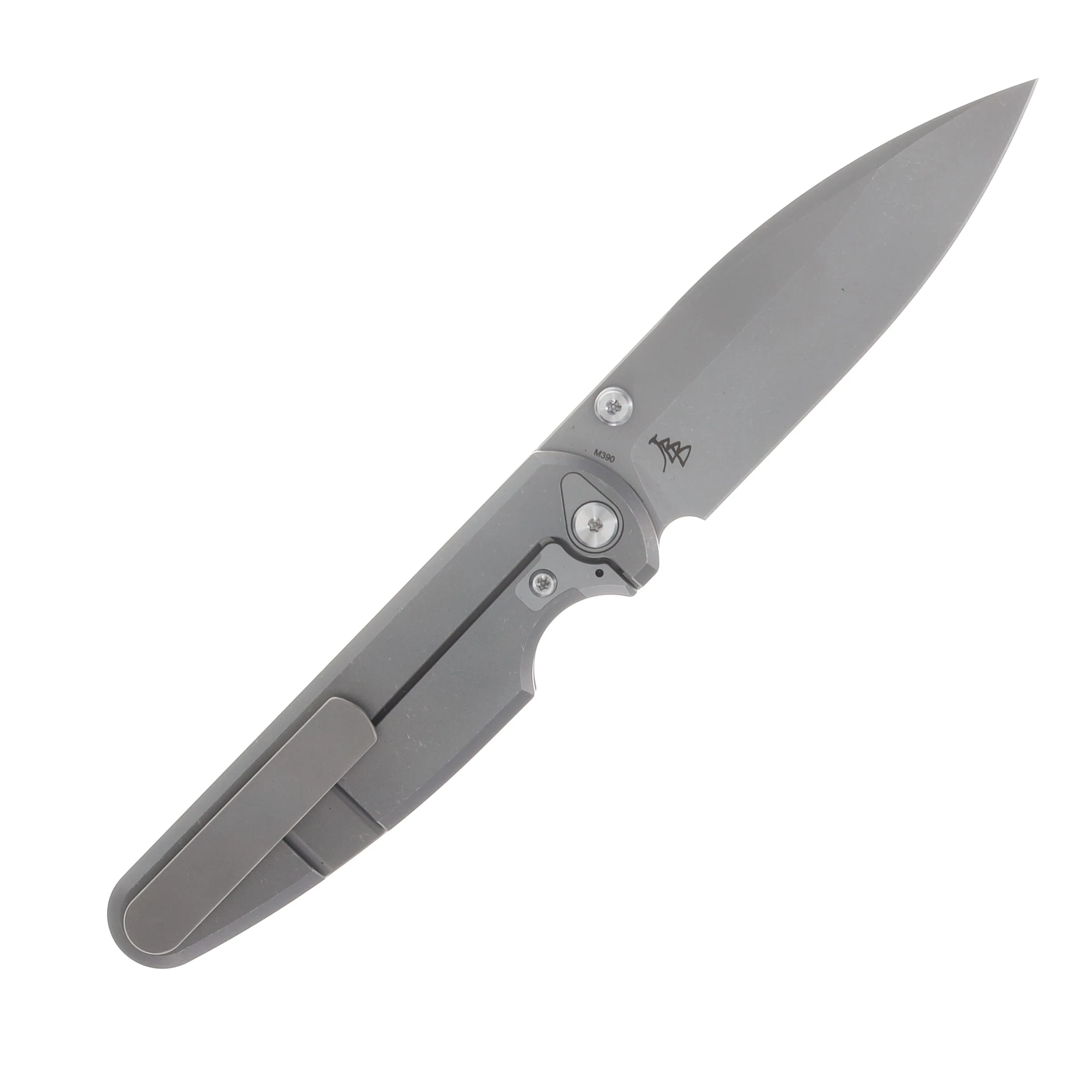 Chaves Red Label Integral Brad Blount Phase 229 Folder Stonewash TI SW Drop Point BB-15A1-1B1A-1A0-KMC! View 2