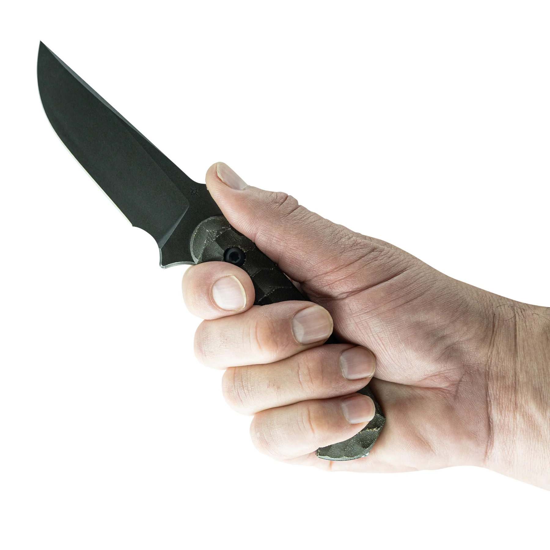 Toor Knives Limited Edition Neptune Brauler Green Micarta Fixed Blade NEPTUNEGLM View 5