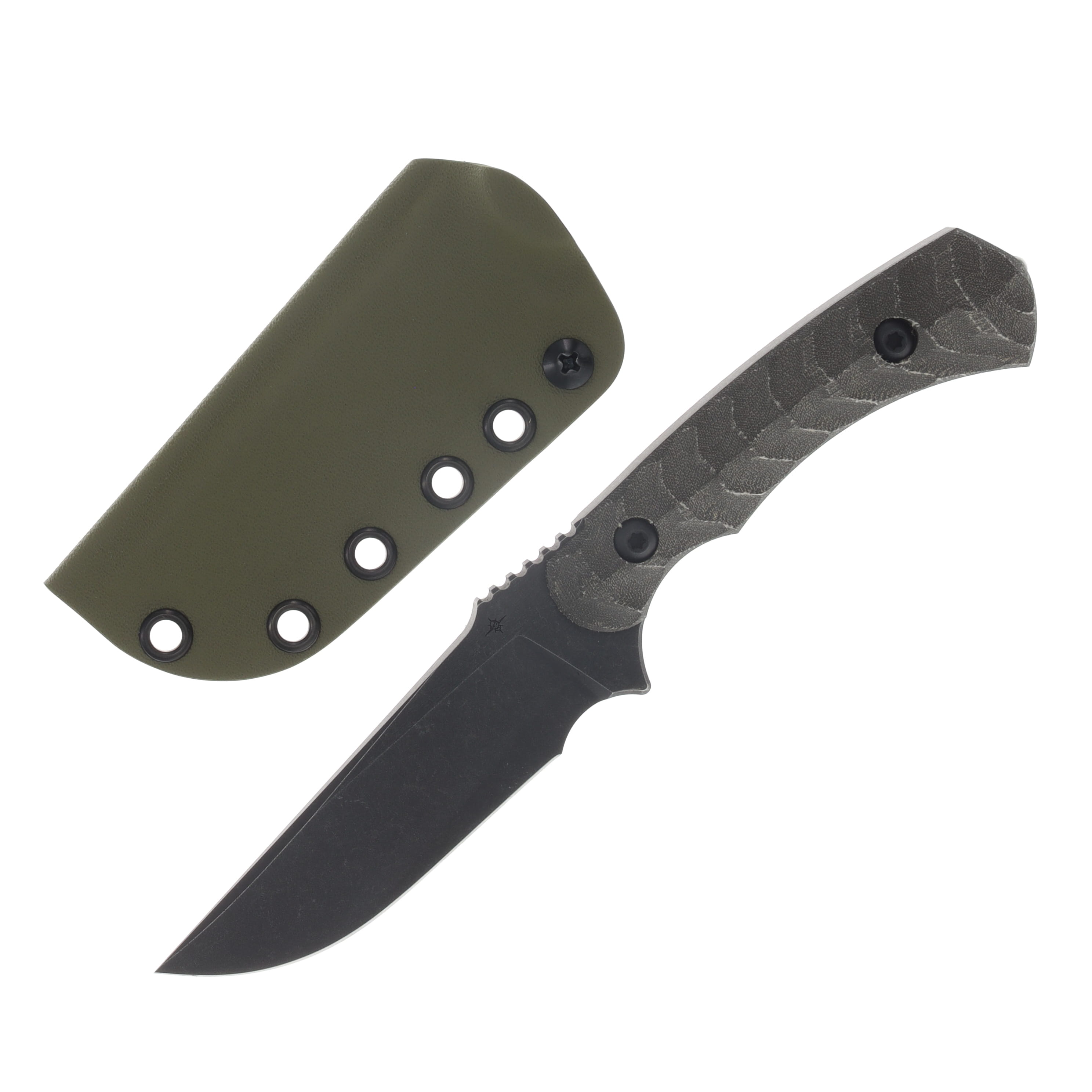Toor Knives Limited Edition Neptune Brauler Green Micarta Fixed Blade NEPTUNEGLM View 1