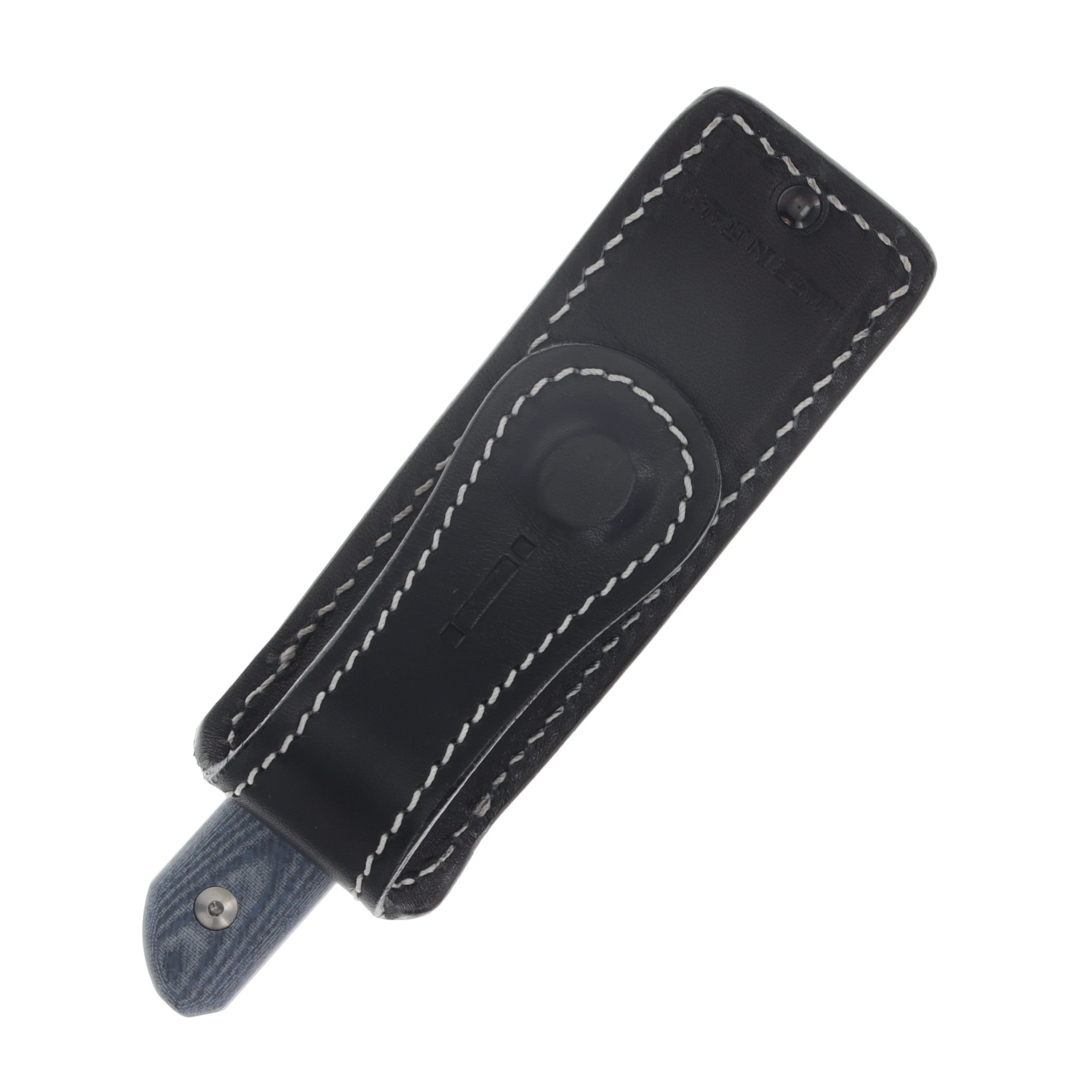 StraightLine Scorer Fixed Blade Denim Canvas Micarta - Magnacut Stonewash SLSC-DC View 4