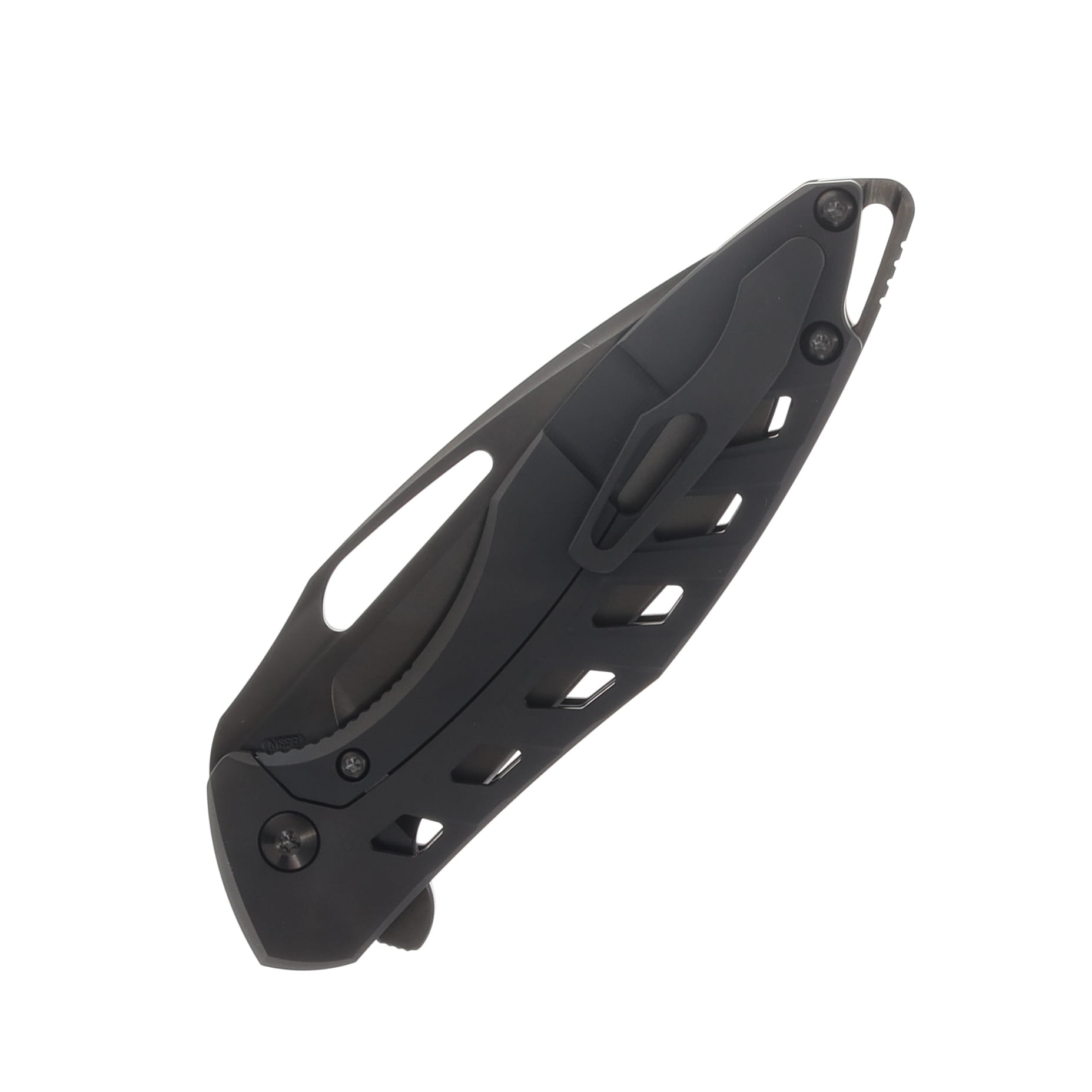 Koenig Arius Framelock Folder M398 Raw DLC Bld 6AL4V Ti DLC Osseus 2.0 Handle AR18688888 View 6