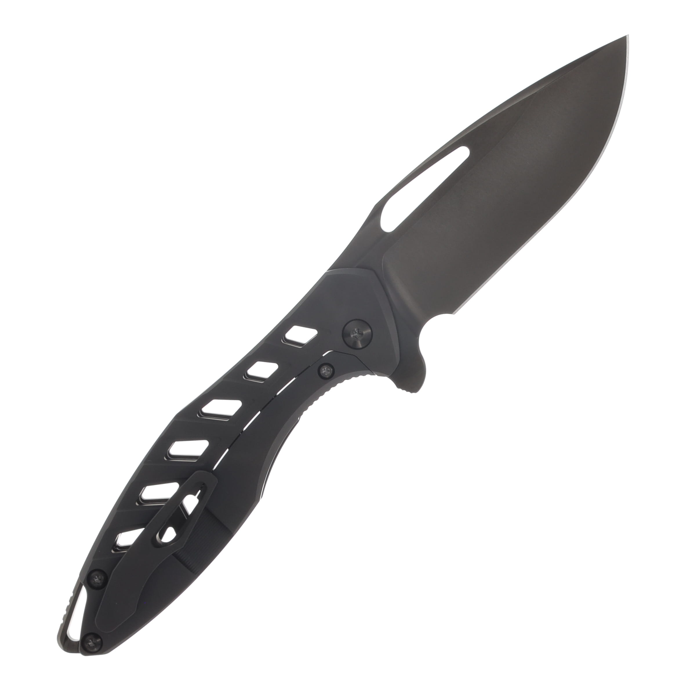 Koenig Arius Framelock Folder M398 Raw DLC Bld 6AL4V Ti DLC Osseus 2.0 Handle AR18688888 View 2