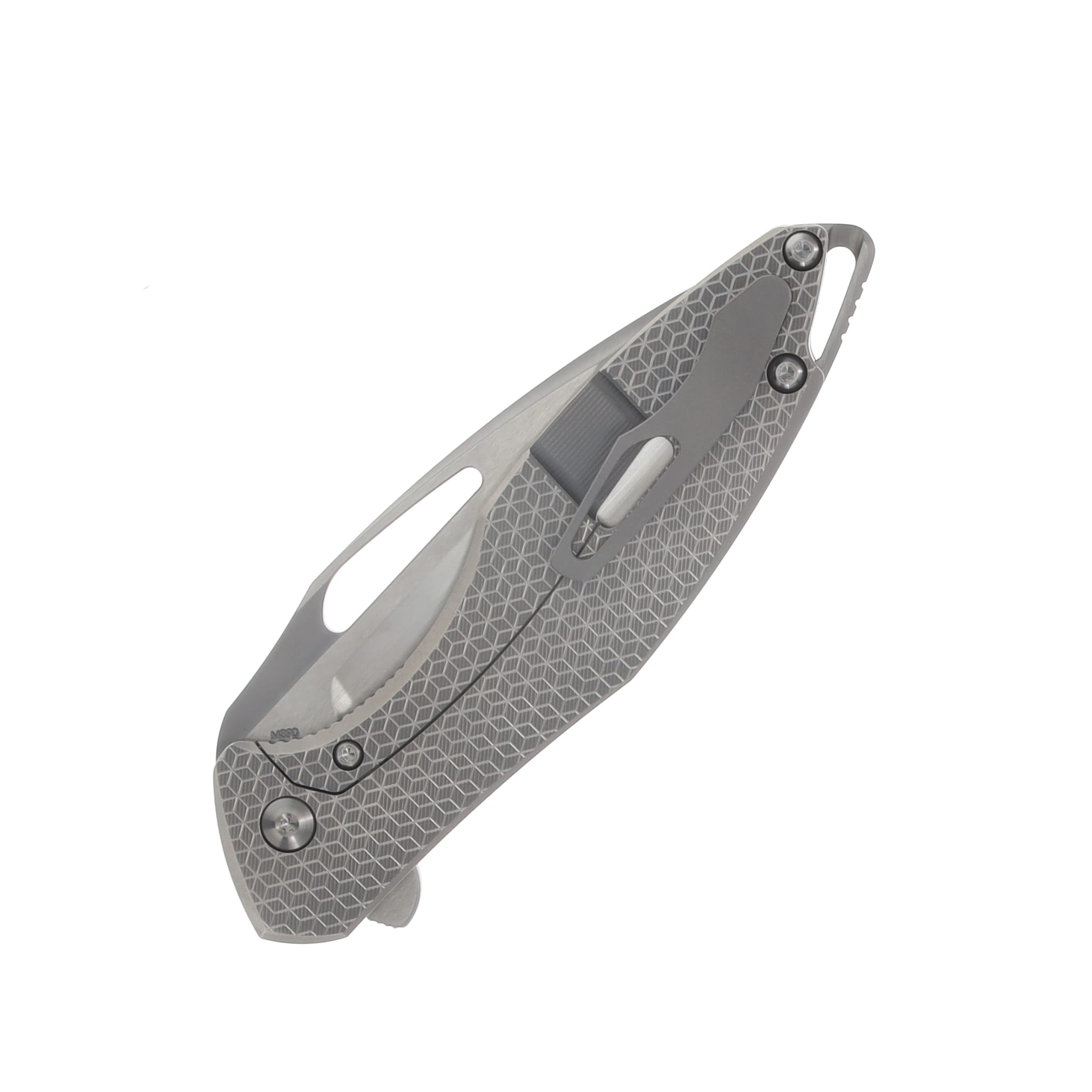 Koenig Arius Folder M390 Hand Rubbed w/PF Bld 6AL4V TI Burnished 2-Tone Q Handle AR13911111Q View 5