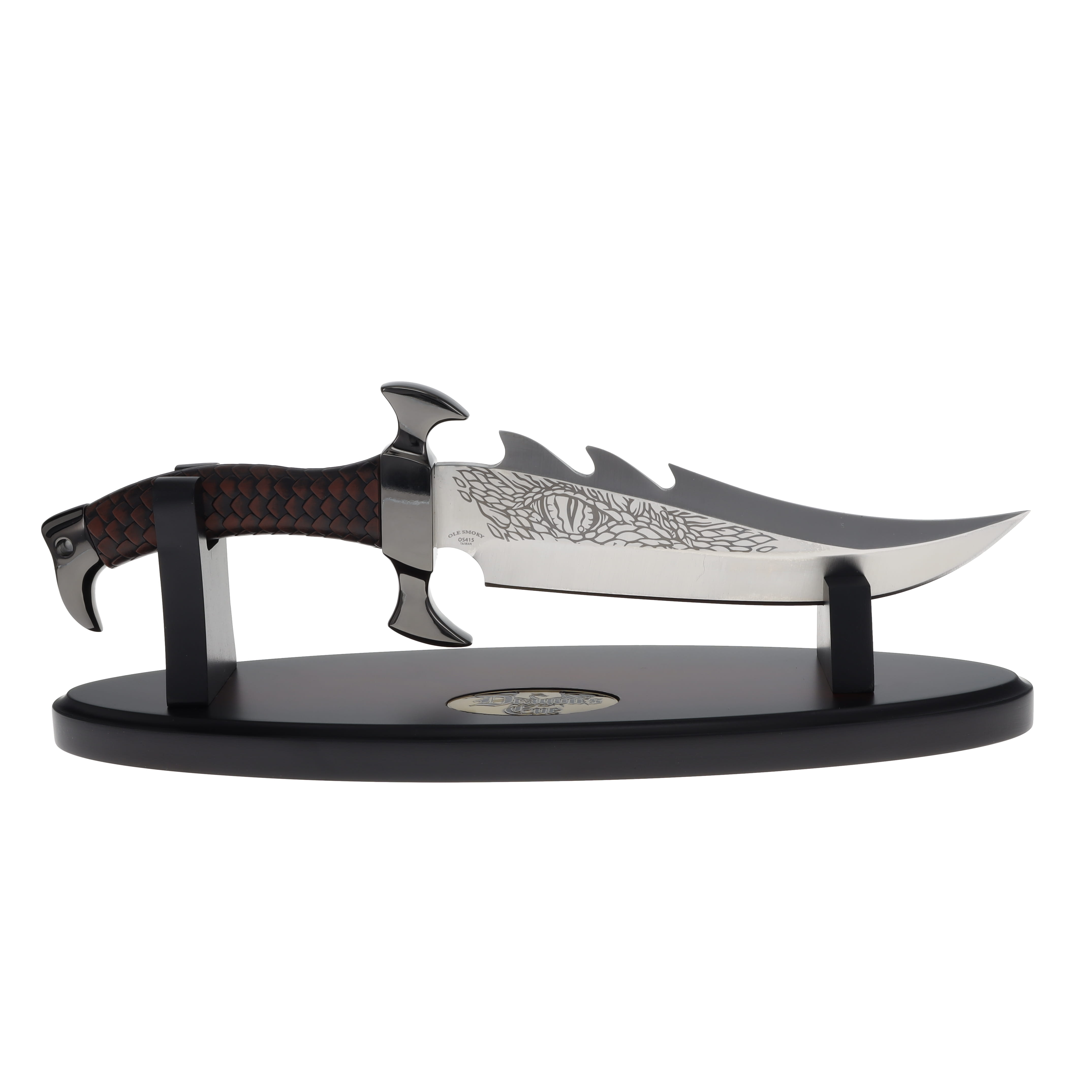 Ole Smoky SMKW Exclusive Dragon Eye Fantasy Knife with Leather Sheath and Custom Knife Stand OS415 View 2