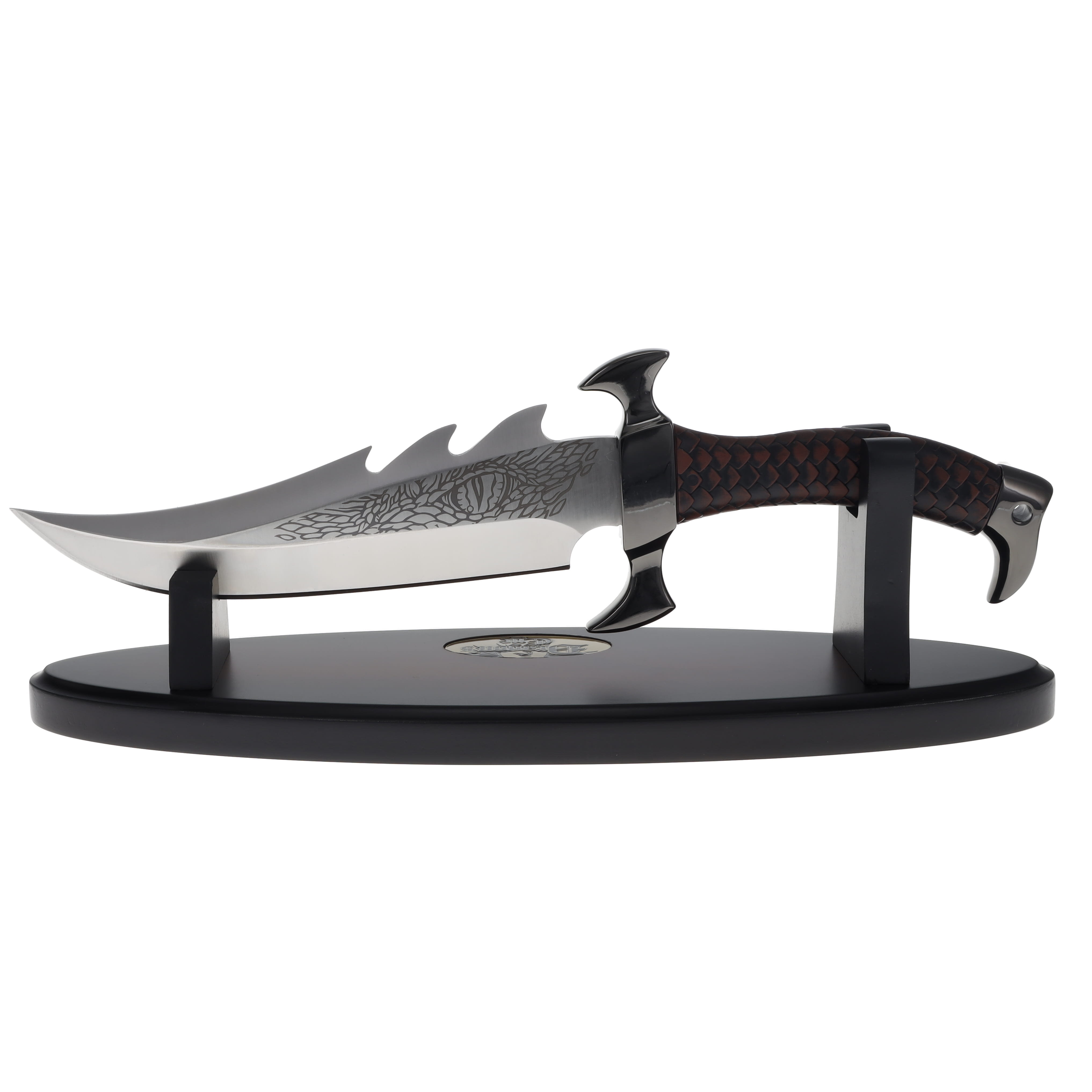 Ole Smoky SMKW Exclusive Dragon Eye Fantasy Knife with Leather Sheath and Custom Knife Stand OS415 View 1