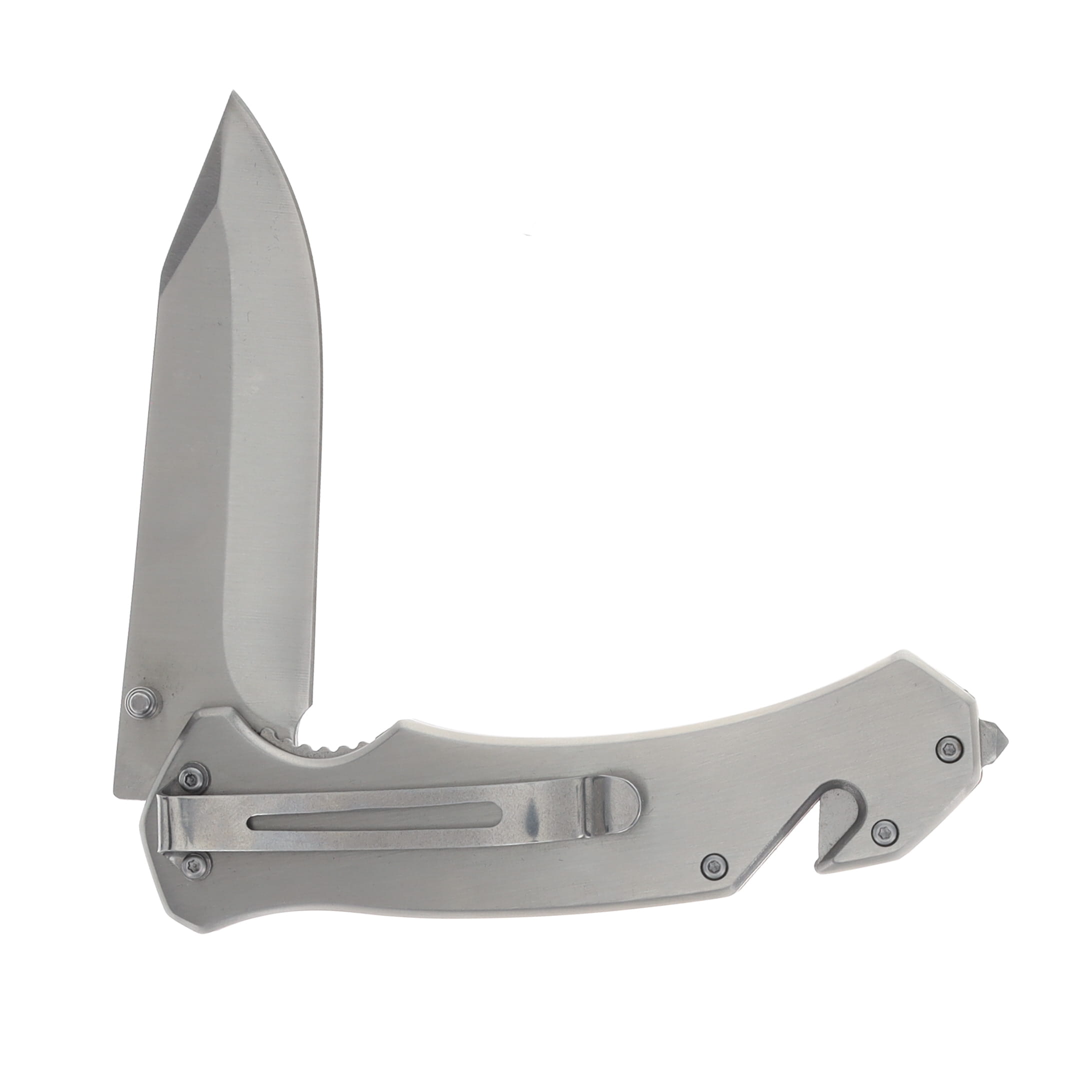 USA Flag and Eagle Linerlock Folder Aluminum Handle W/ Seatbelt Cutter-Glass Breaker SX1996B View 4
