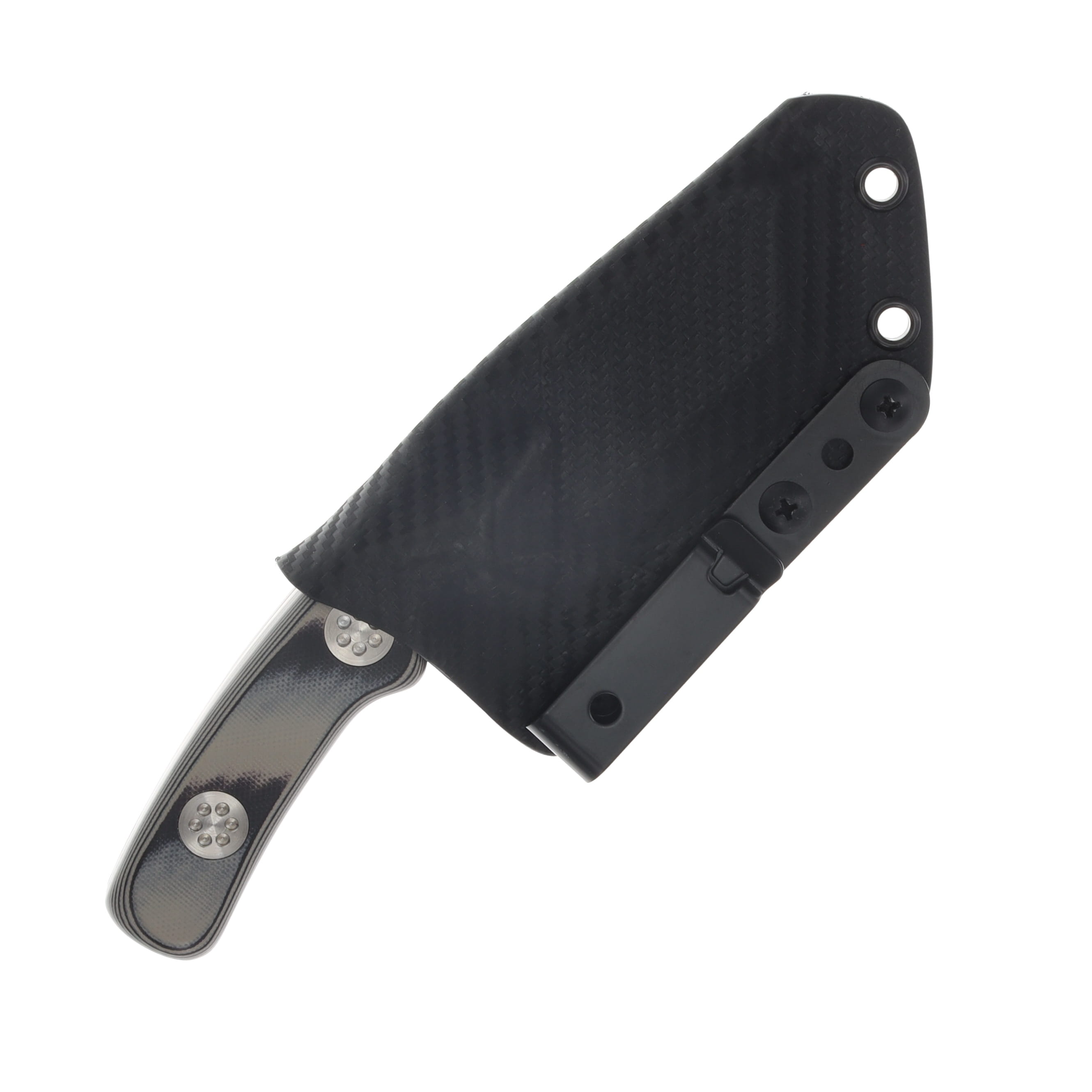 Beans Blades Mini Warrior Fixed Knife Tan and Black G-10 Handle M390 Blade BBMWARTBG10 View 3