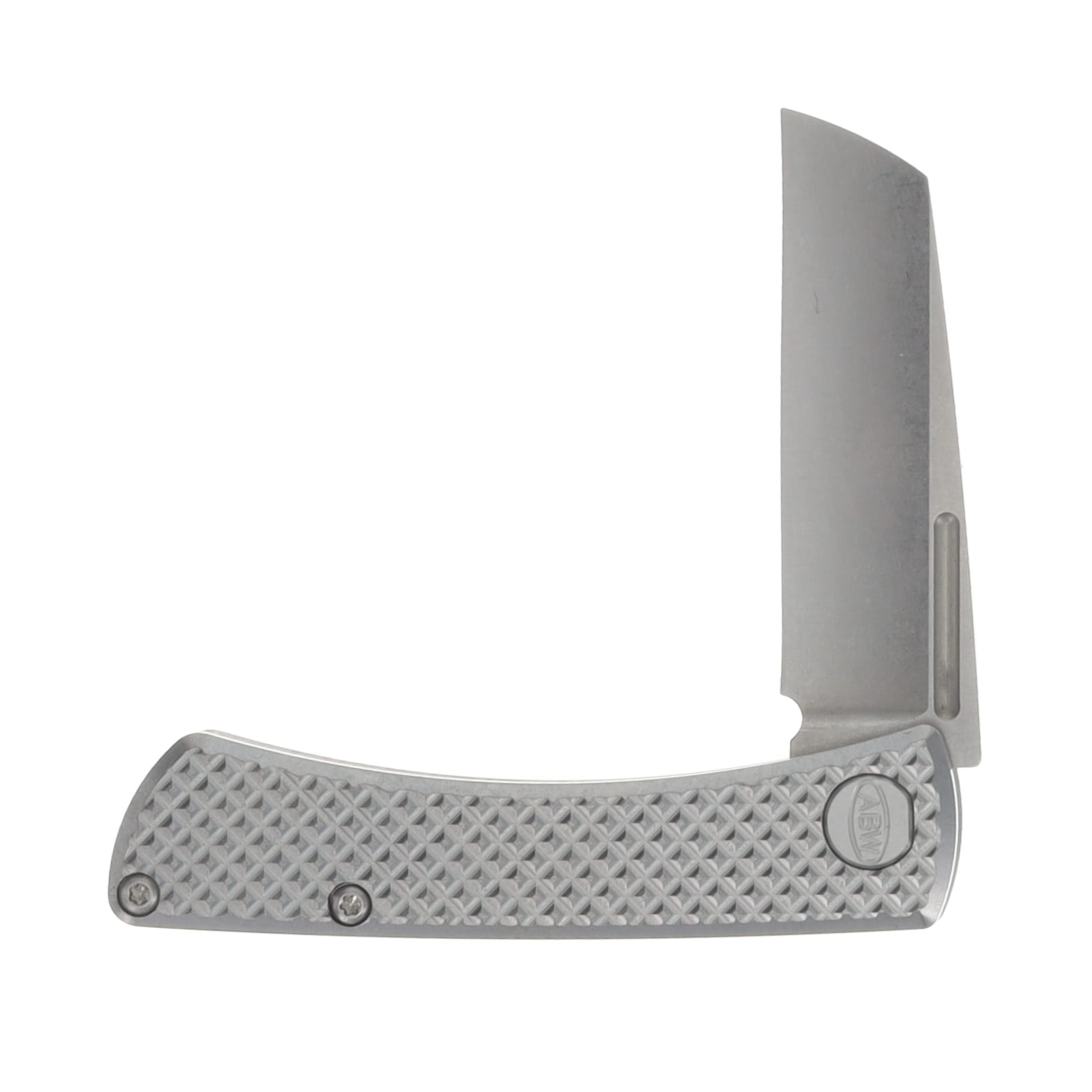 ABW Slip Joint Folding Knife Titanium Diamond Texture Natural - Magnacut Bld ABWSLIPTITDIAMNATURAL View 5
