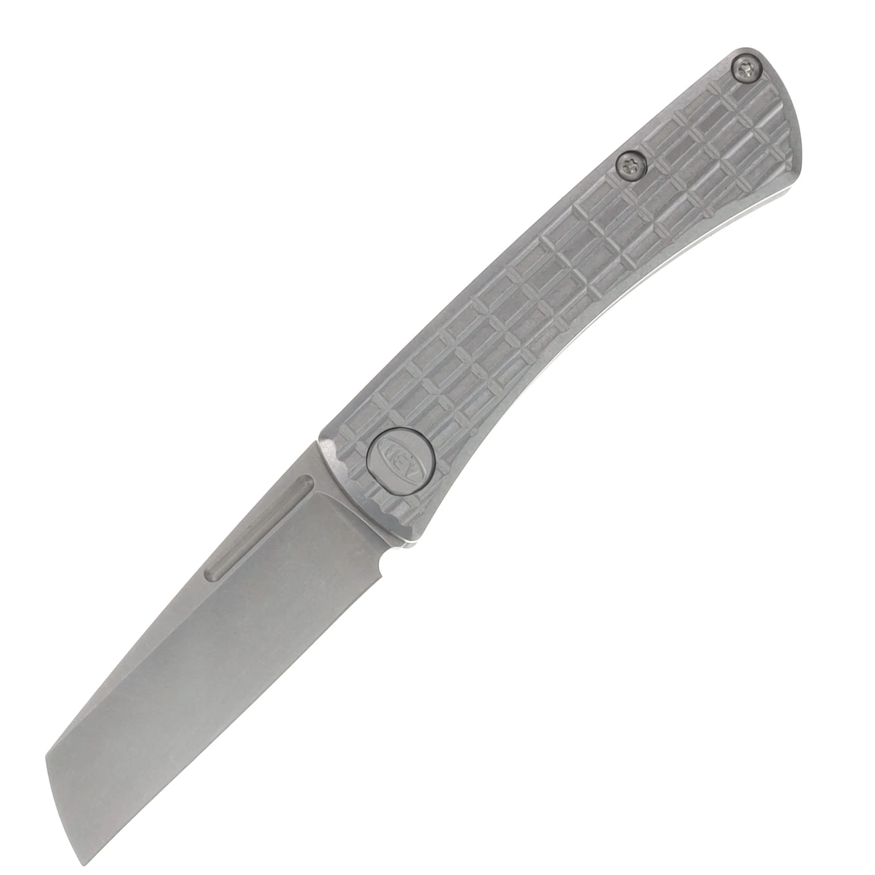 ABW Slip Joint Folding Knife Titanium Frag Pattern Natural - Magnacut Blade ABWSLIPTITFRAGNATURAL View 1
