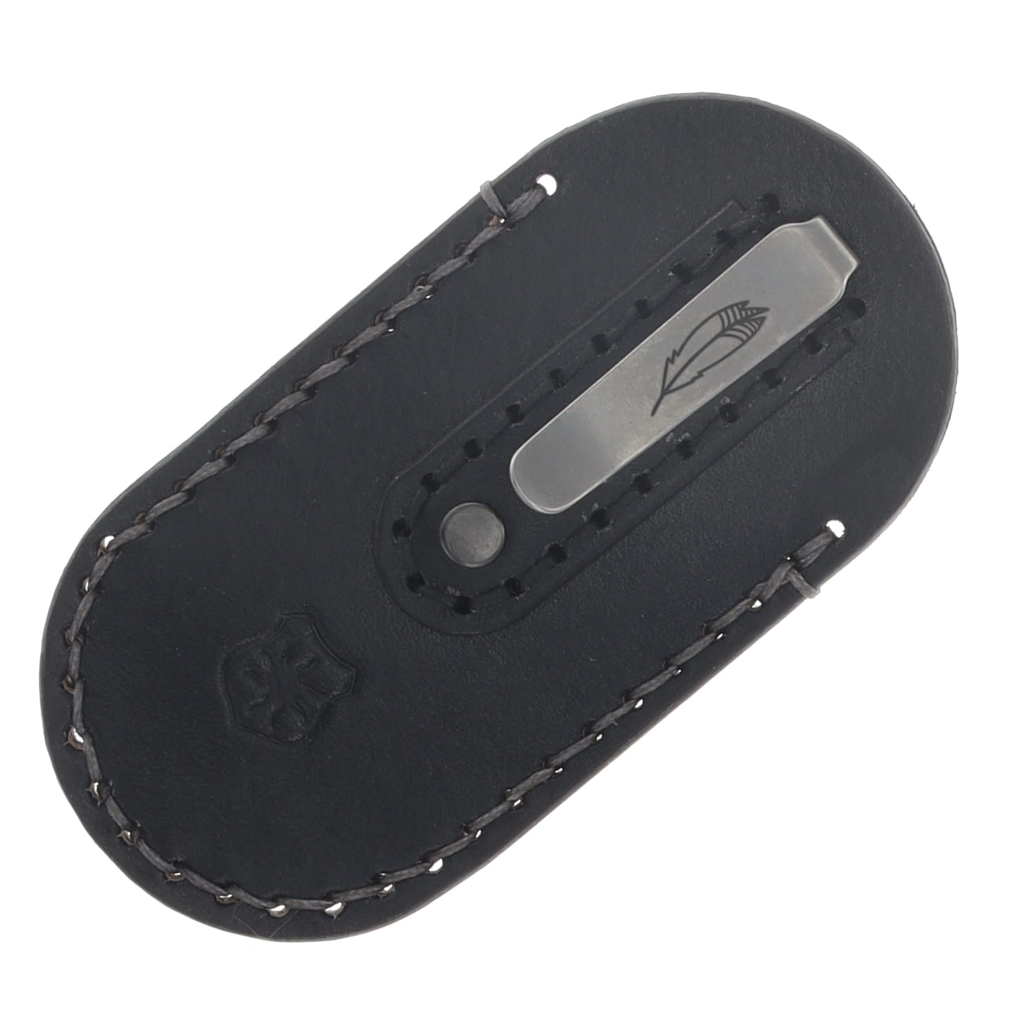 Lancelot Leather Slip For ABW Black With Grey Thread LLABWSLIPGREYTHREAD View 2