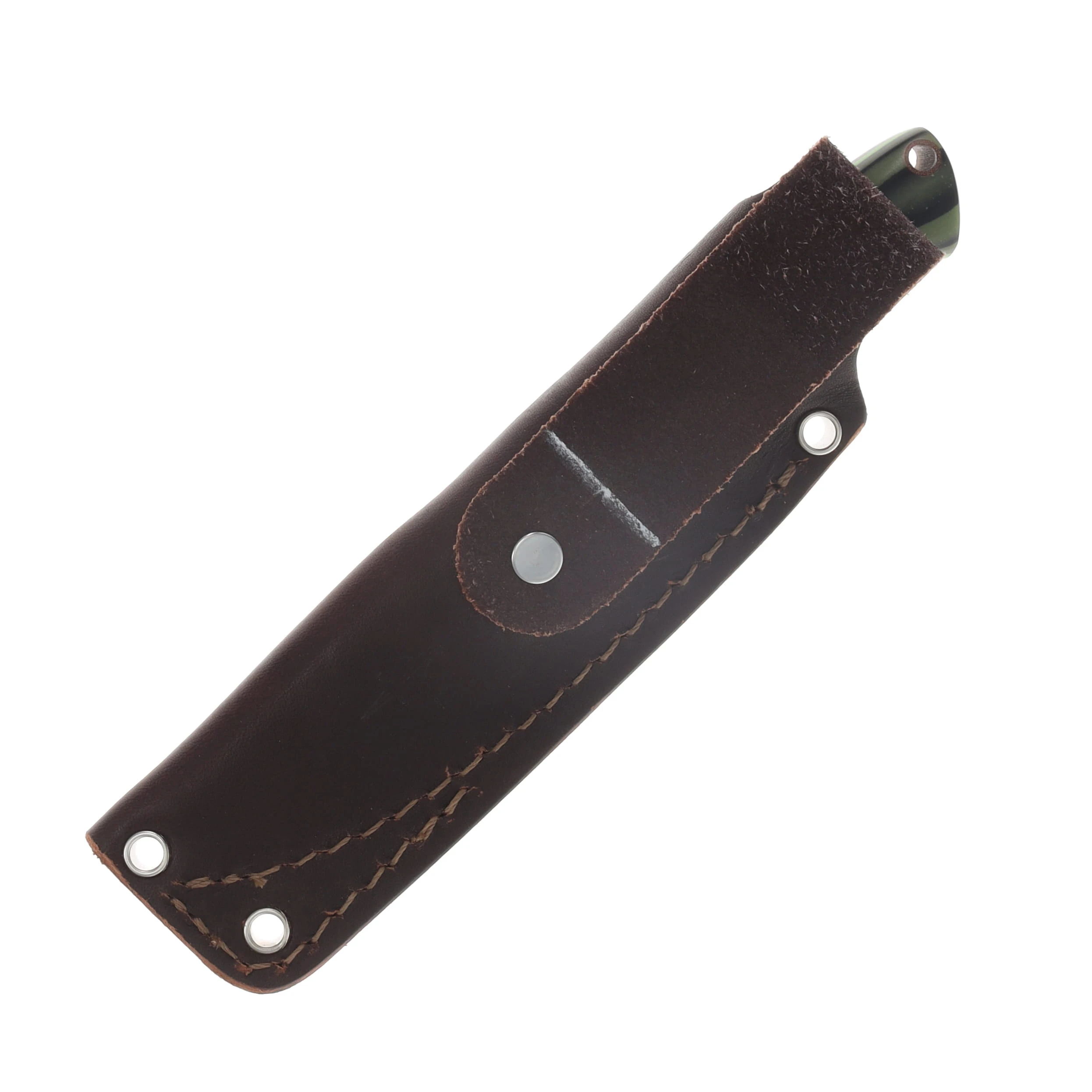 Red Crow Knife and Tool Nitro V EDC Fixed Blade with Green and Black Paper Micarta RCGBPM View 5