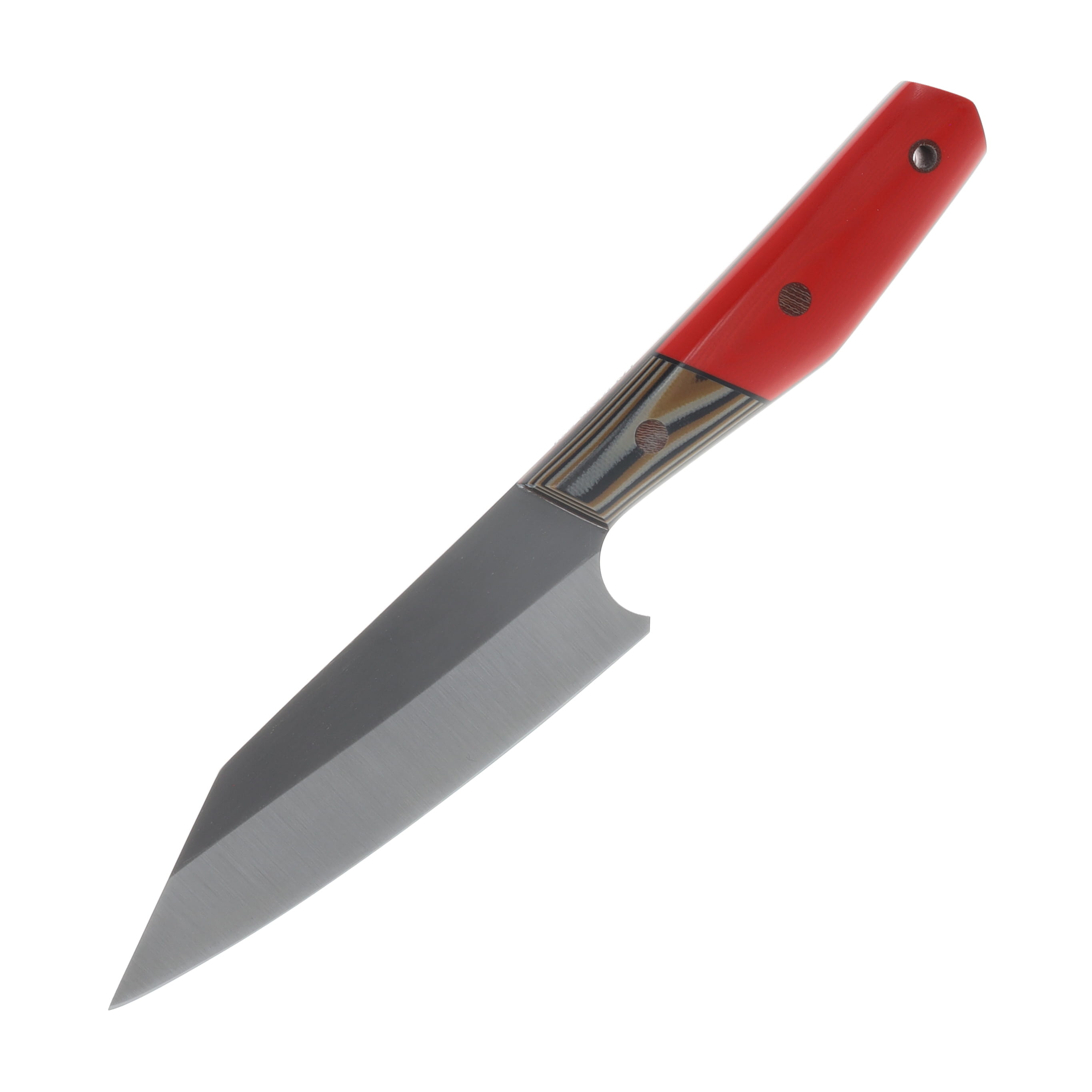 Red Crow Knife and Tool Nitro V Petty Fixed Blade W/Red-Layered Segmented RCPRLS View 1