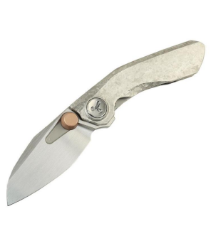 Reate Vk-Frok Hand Rubbed Elmax Crystalized Titanium Gray Handle View 1