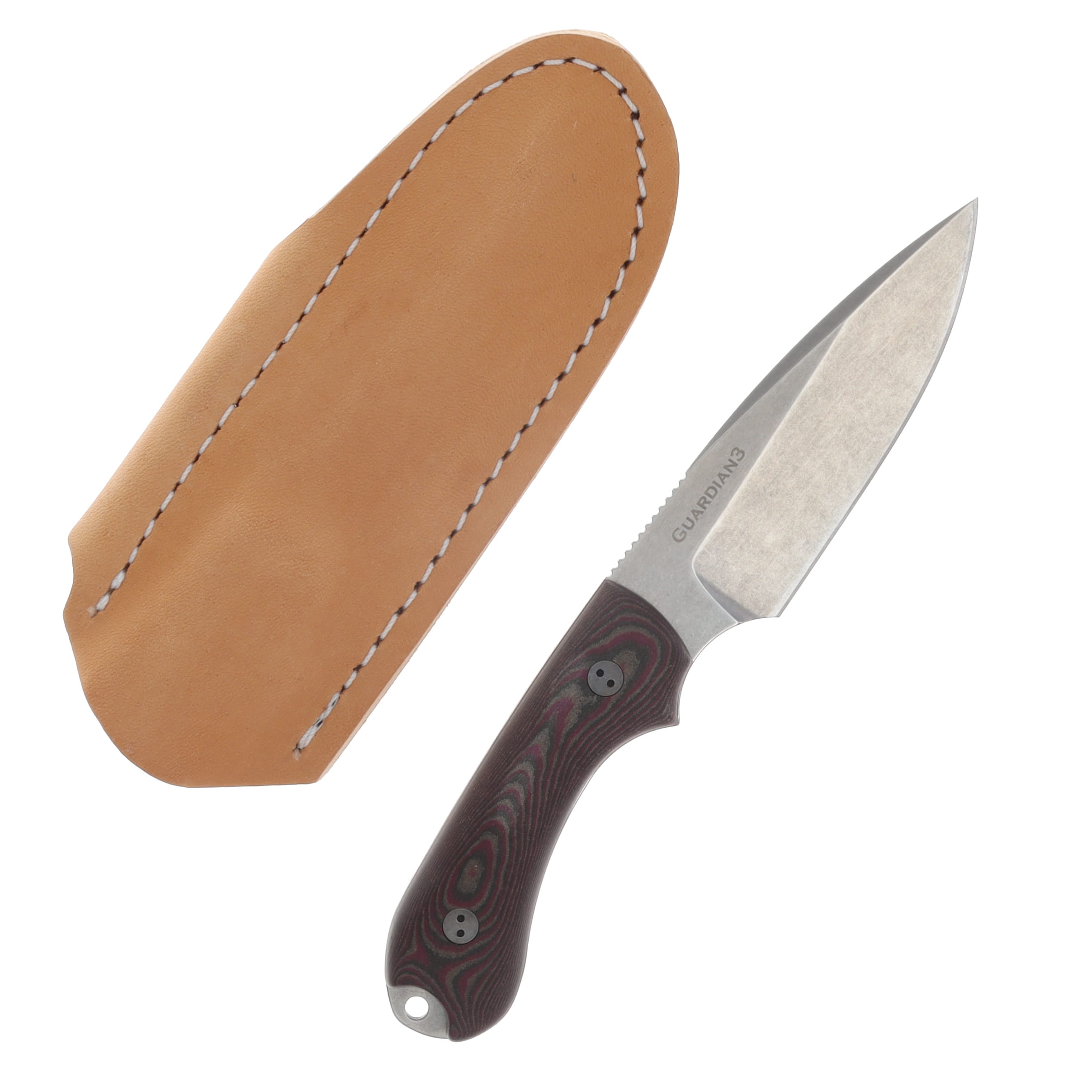 Bradford SMKW Exclusive Guardian 3 Fixed Blade Knife Stonewash