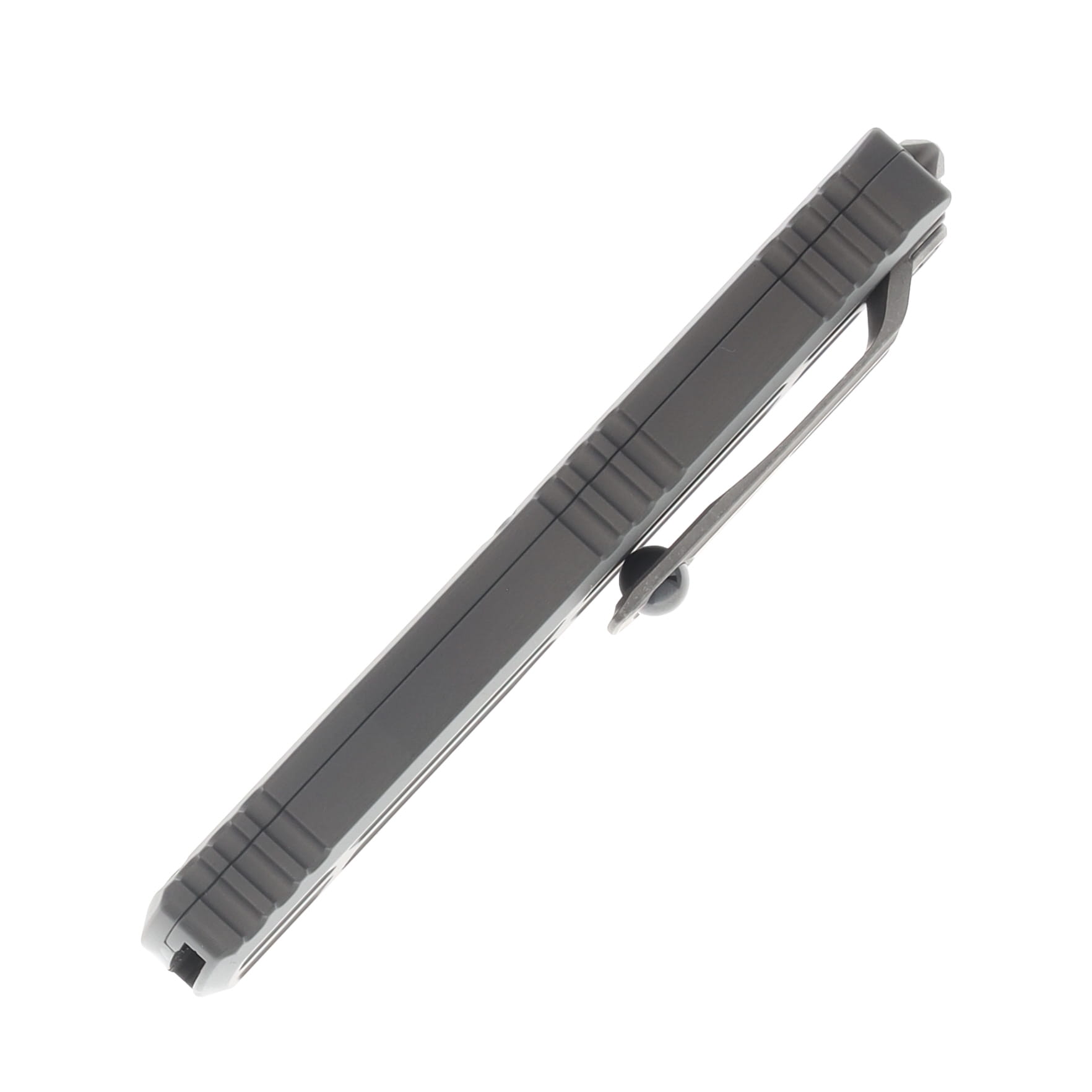 Microtech Ultratech EX-ZBP Signature Series OTF Automatic Knife Apocalyptic Hellhound/Natural Clear Aluminum AUMT1119EX10APNCS View 6