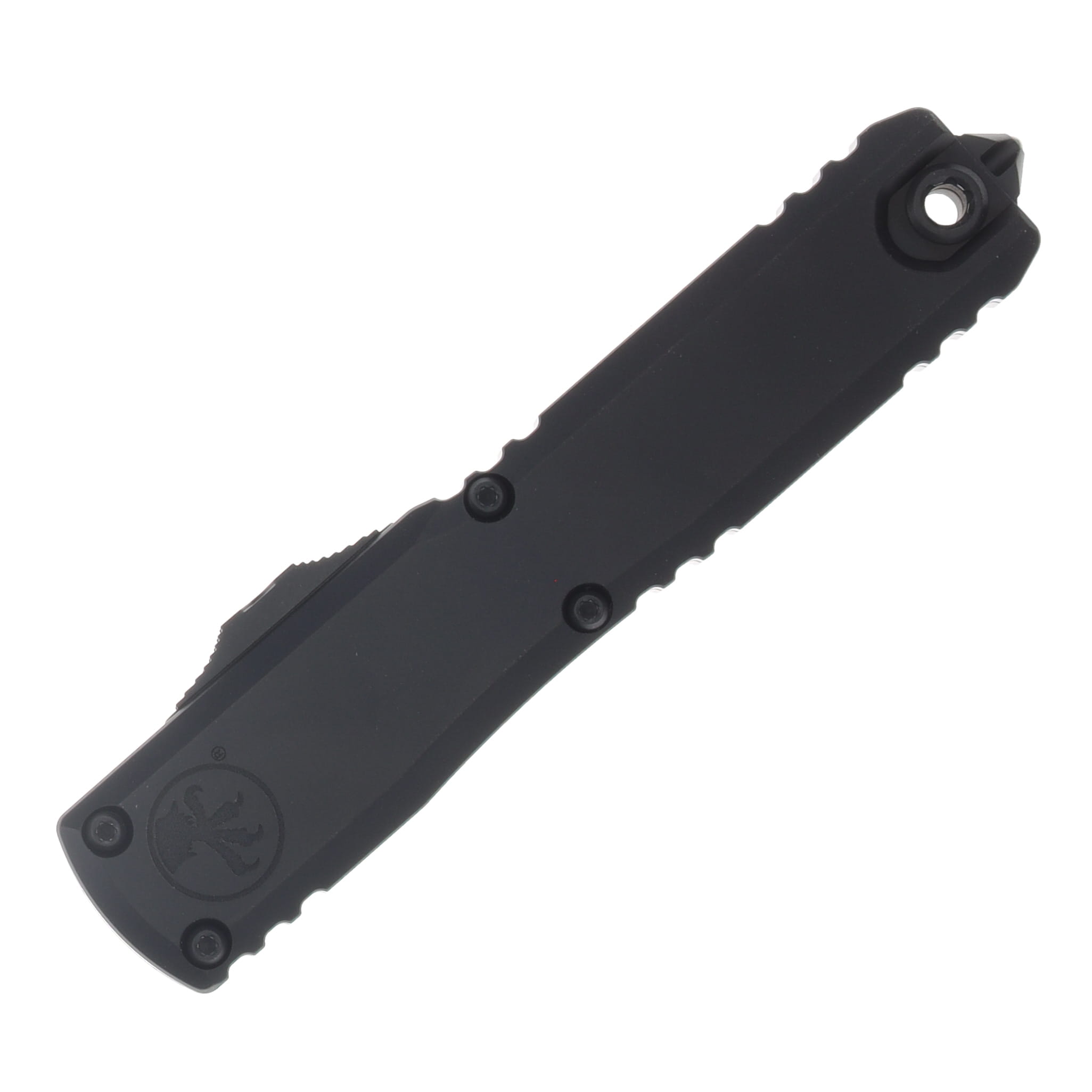 Microtech Ultratech Gen IV Partially Serrated Blackout T/E AUMT112342T View 4