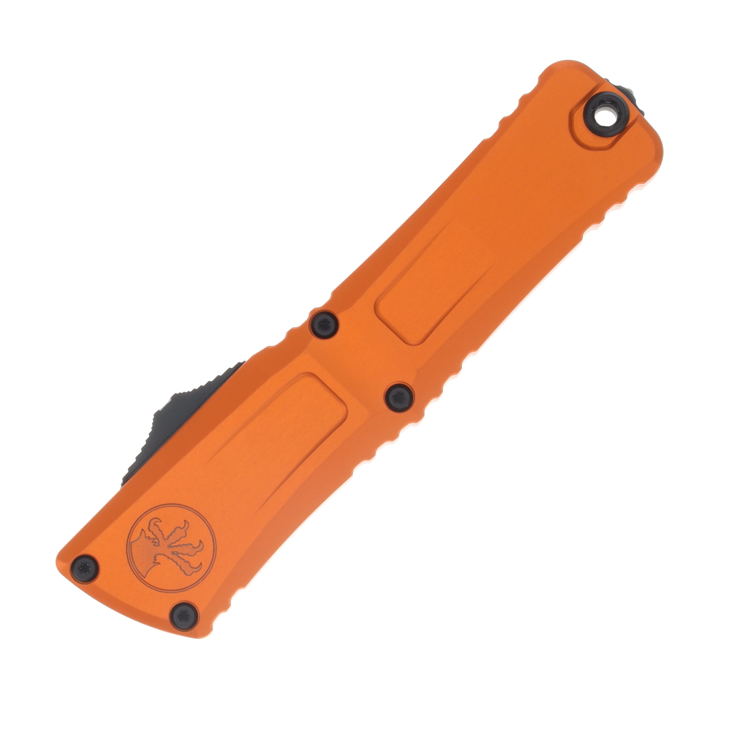 Microtech Combat Troodon Gen III S/E Black Partial Serrated Orange View 3