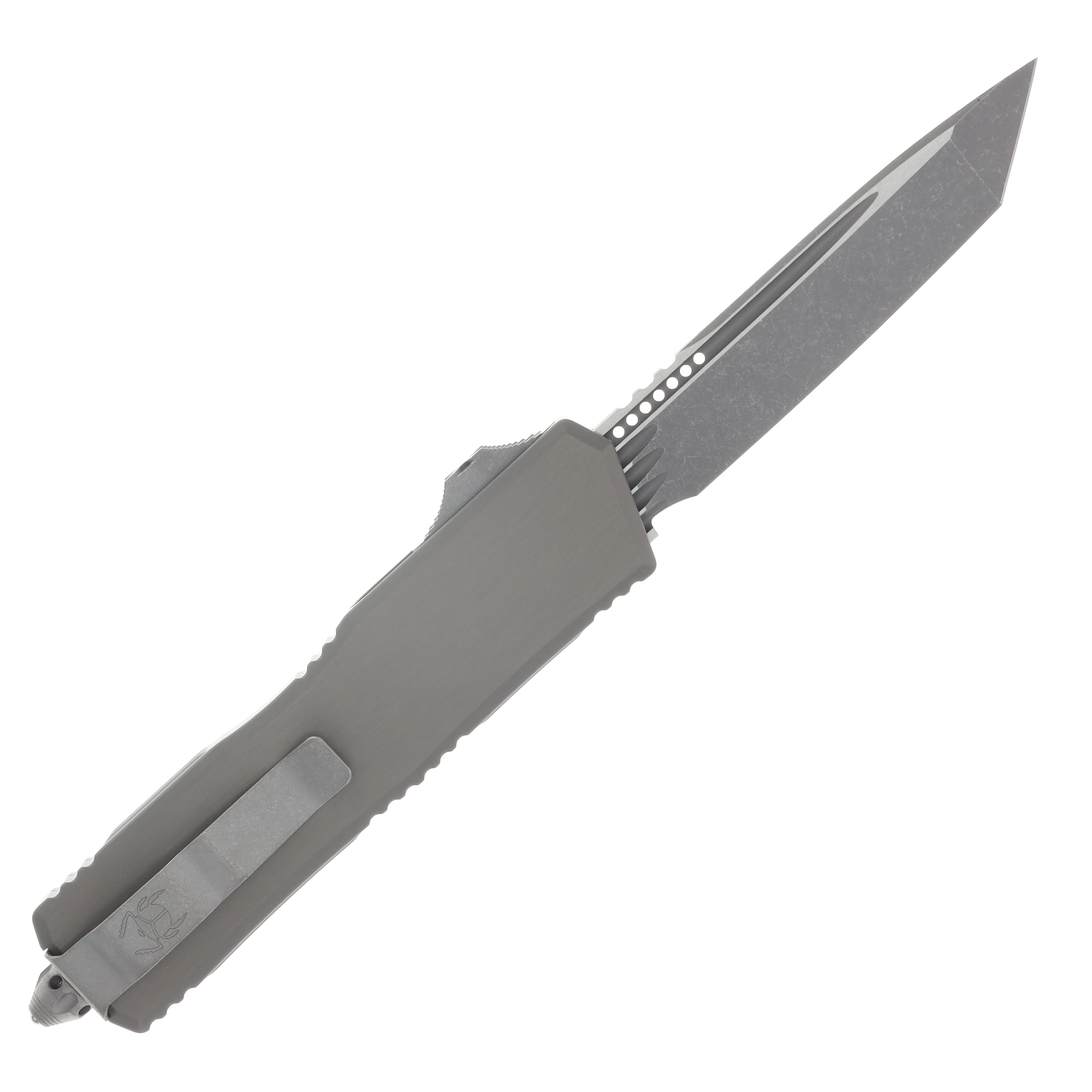 Microtech Scarab II Gen III Executive Tanto Apocalyptic standard Natural Clear AUMT117710APNC View 2