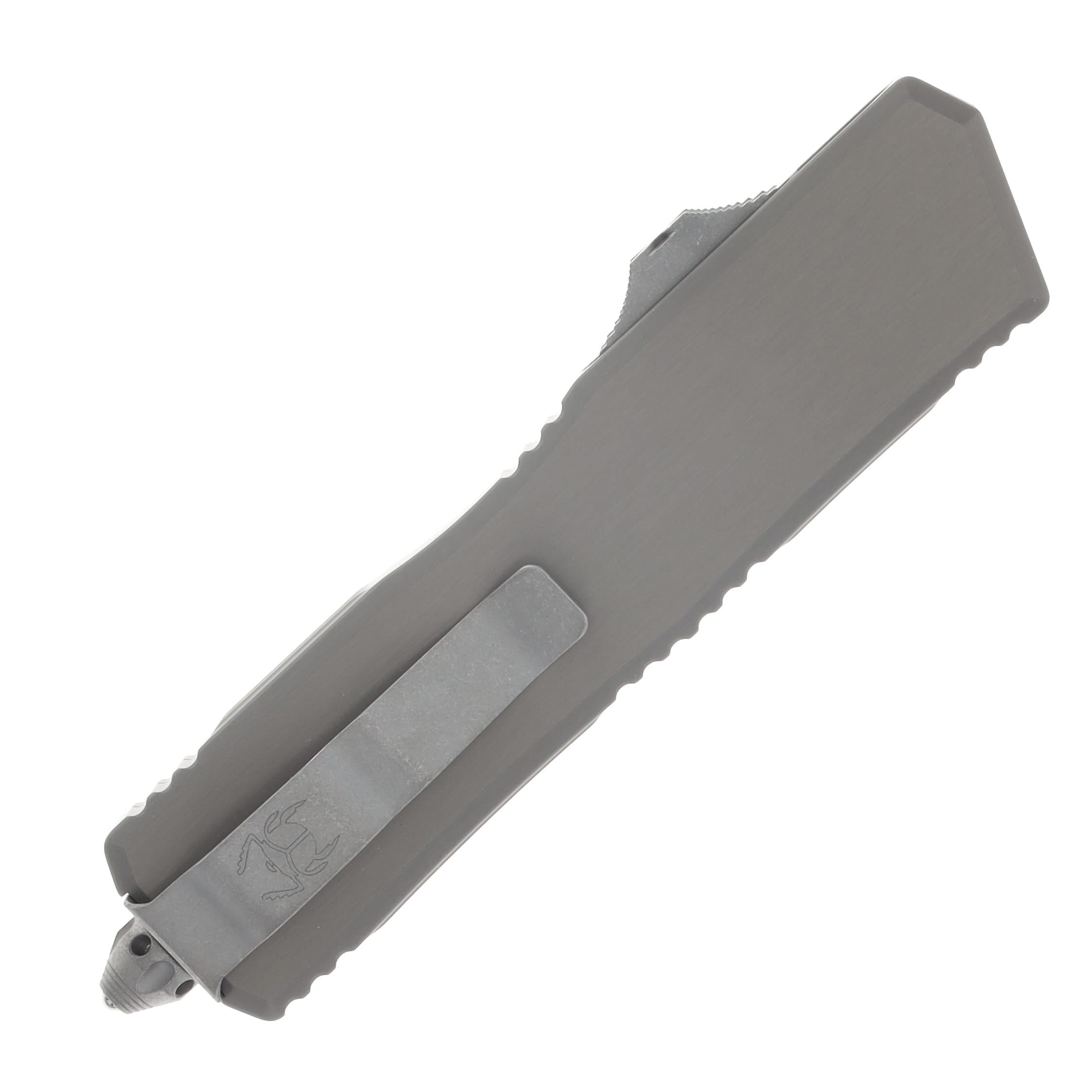 Microtech Scarab II Gen III Executive Tanto Apocalyptic standard Natural Clear AUMT117710APNC View 4