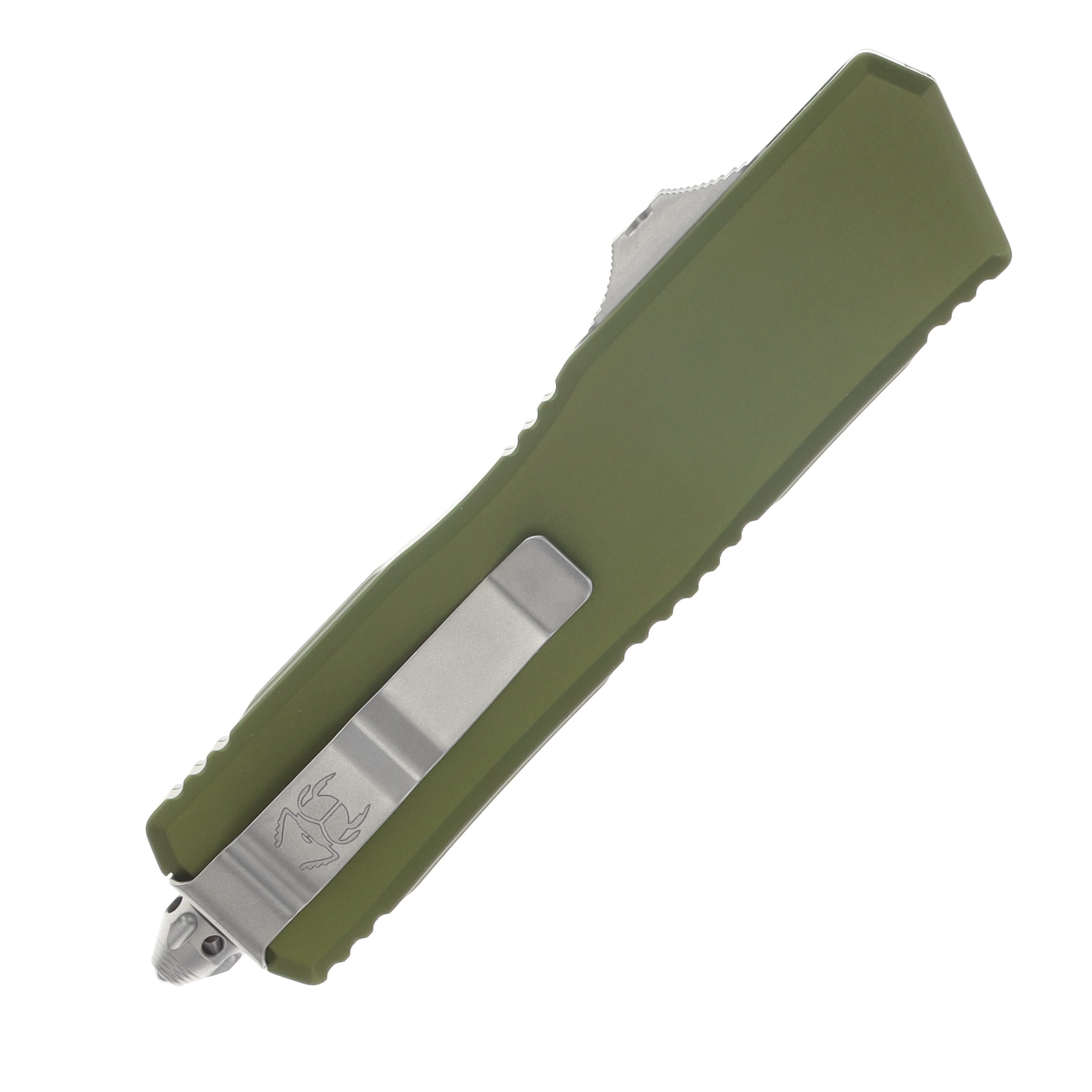Microtech Scarab II Gen III Executive Tanto Stonewash Standard OD Green View 4