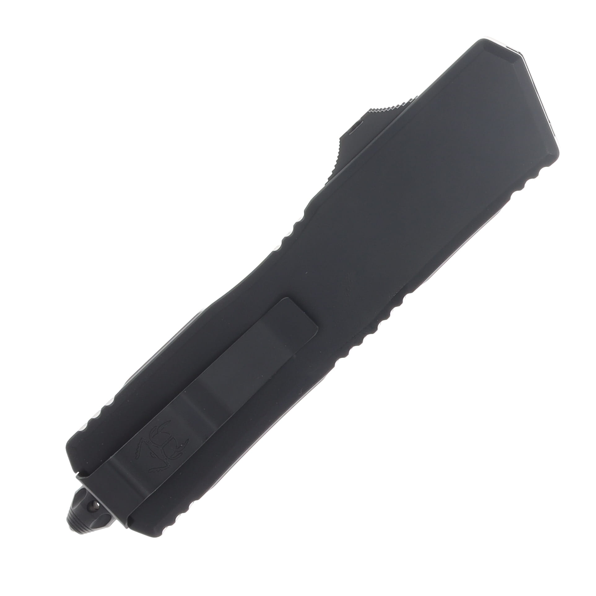 Microtech Scarab II Gen III Executive Tanto Full Serrated Black Tactical AUMT11773T View 4