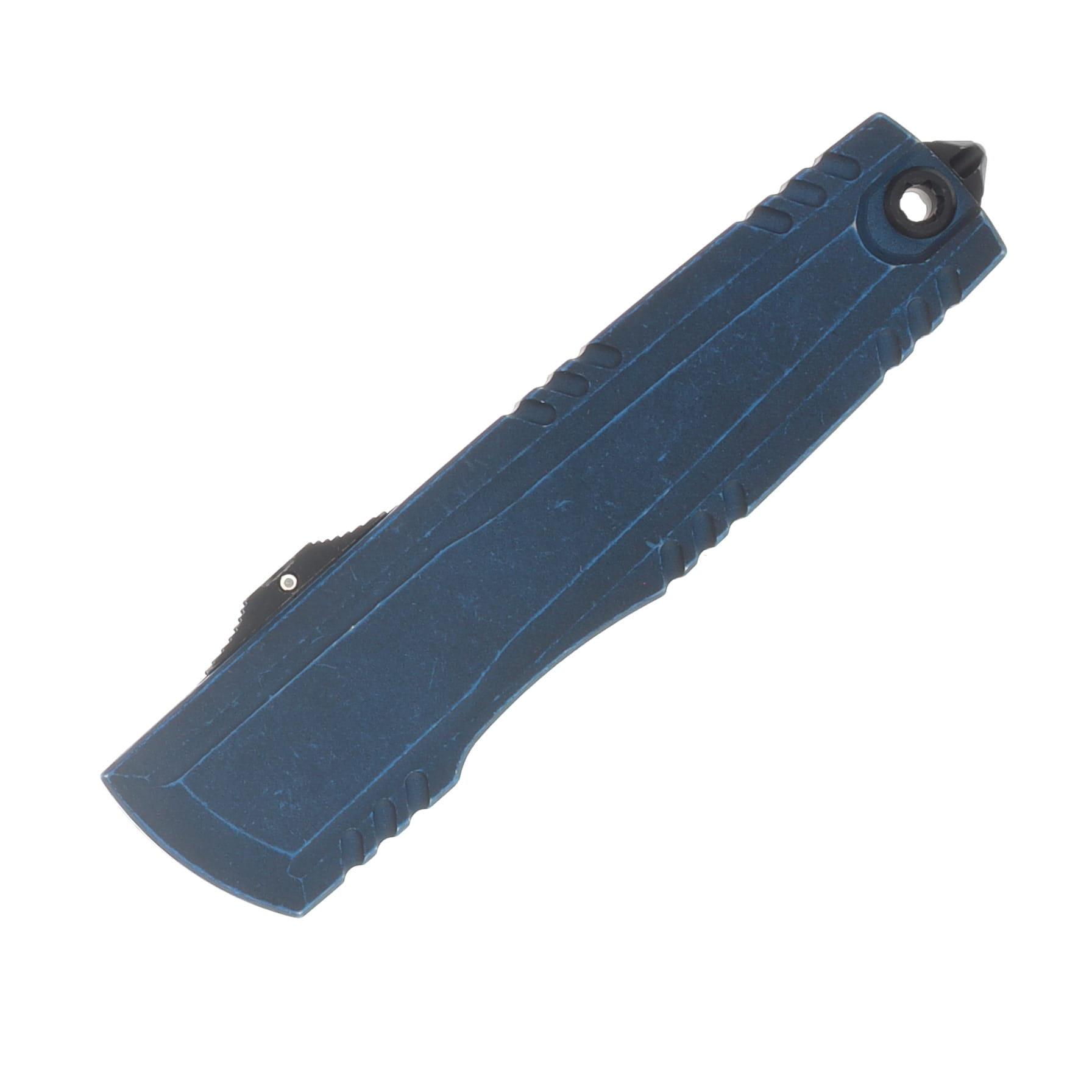 Microtech Luminary ZBP D/E Signature Series Weathered Blue Standard AUMT12701WBLS View 3