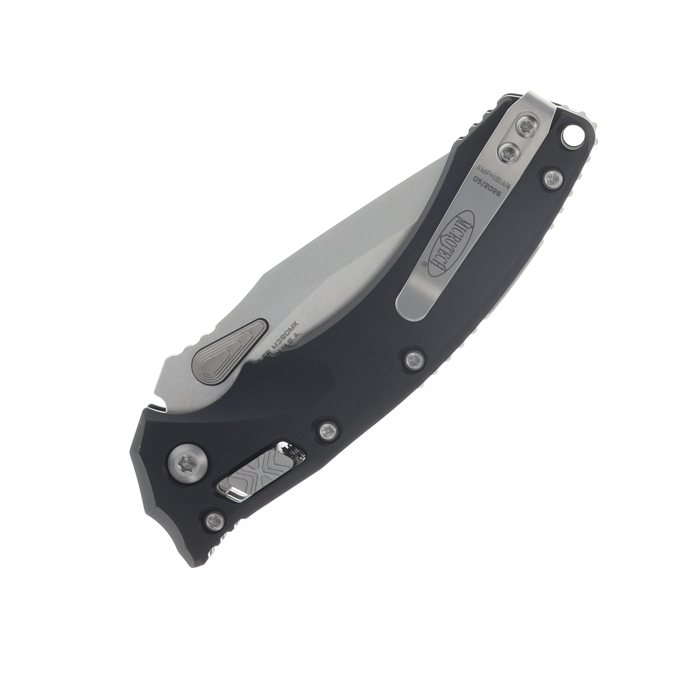 Microtech Amphibian Mini Ram-Lok S/E Stonewash Standard MT137MRL10 View 6