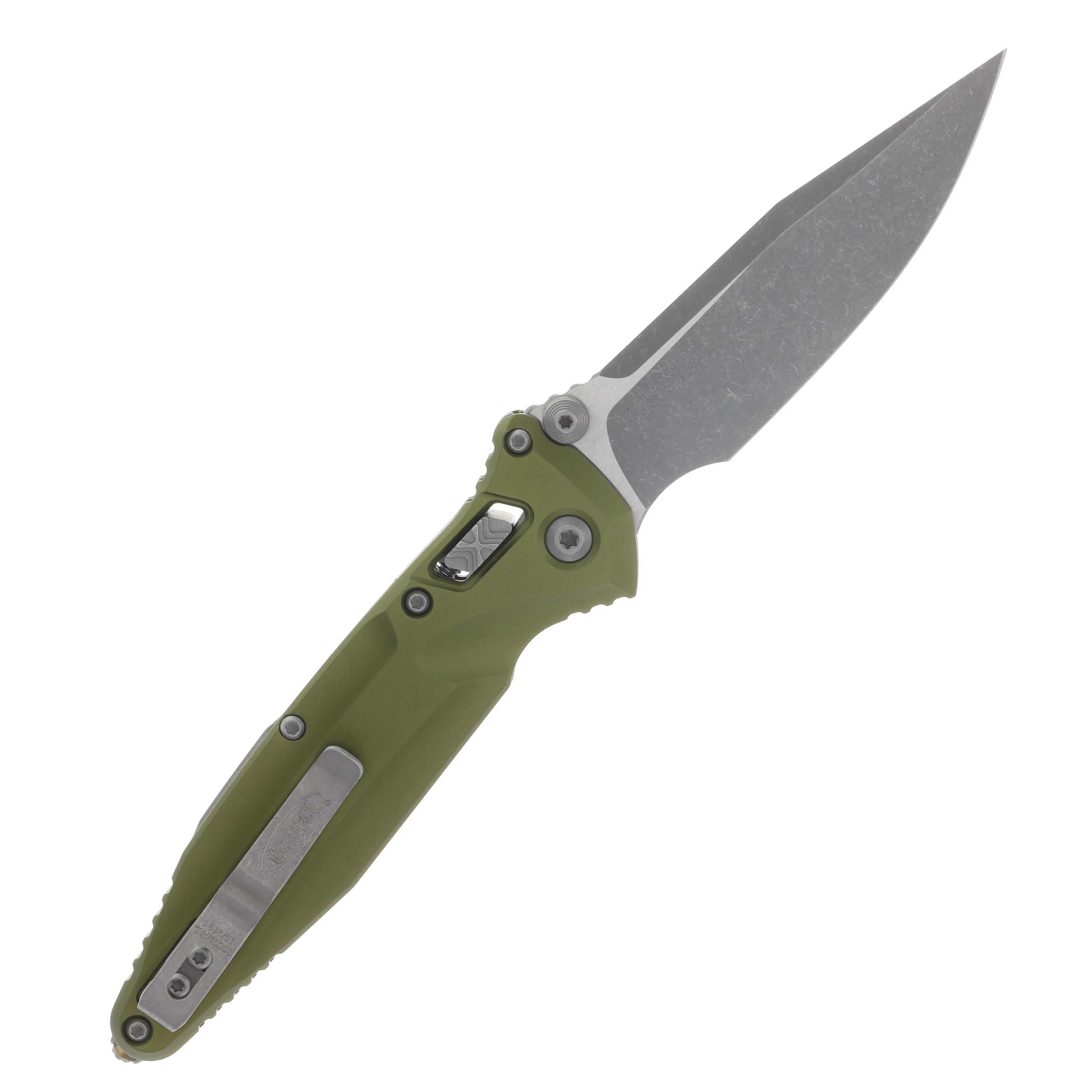 Microtech SOCOM Delta RAM-LOK Folding Knife Apocalyptic S/E OD Green MT159RL10APOD View 2