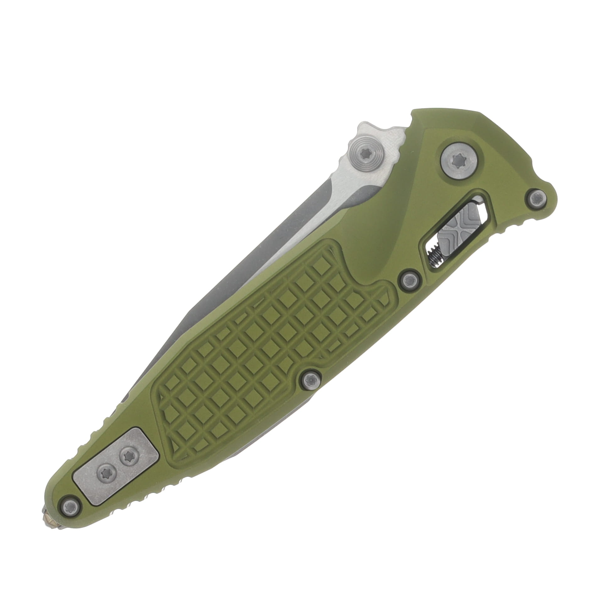 Microtech Socom RAM-LOK Folder S/E Apocalyptic Standard Frag AL OD Green AUMT160RL10APFROD View 5