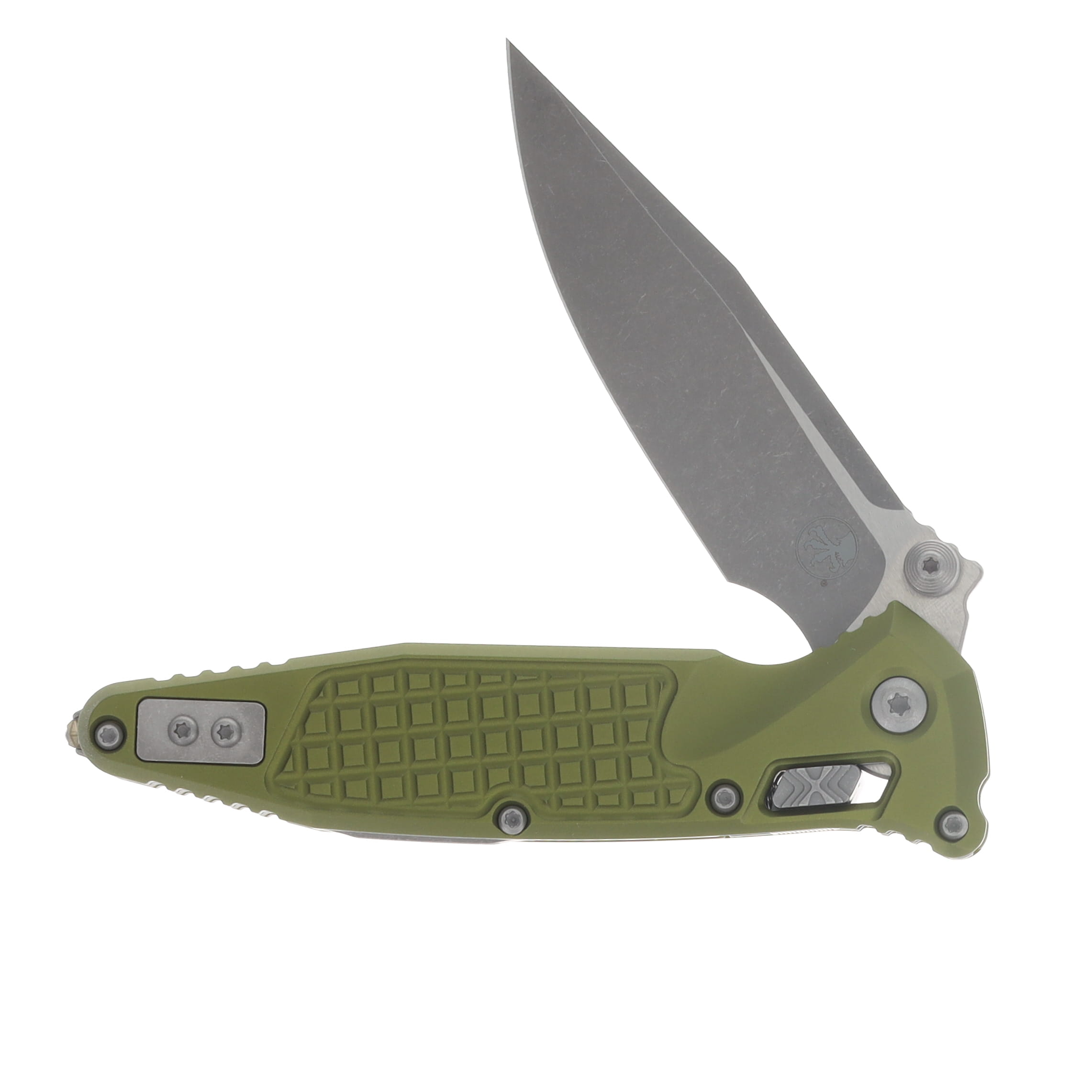 Microtech Socom RAM-LOK Folder S/E Apocalyptic Standard Frag AL OD Green AUMT160RL10APFROD View 3