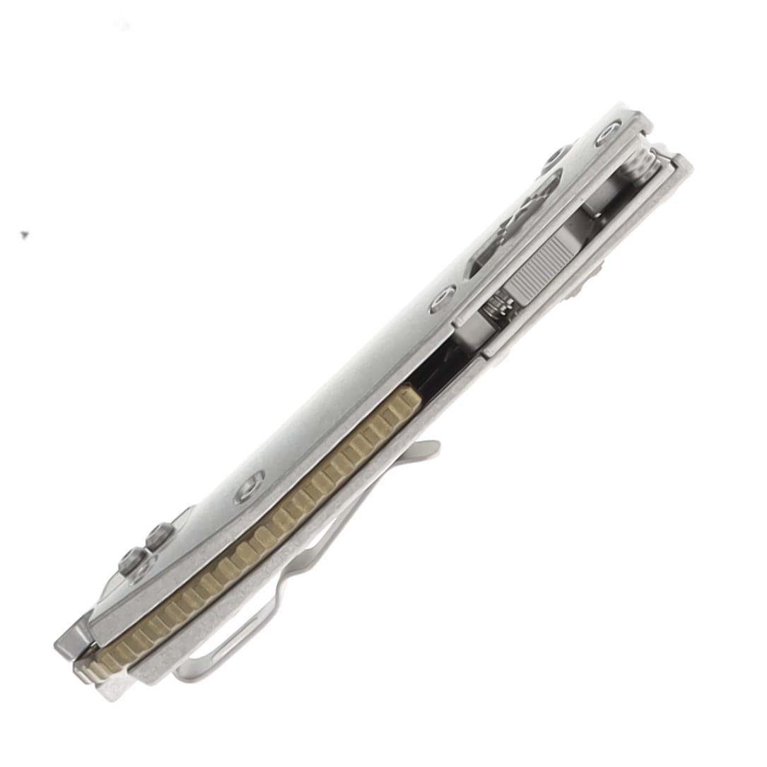 Microtech Stitch RAM-LOK MS Folder STNWSH-STNWSH Slab Side TI W/Bronze AUMT169RL10MS1 View 7