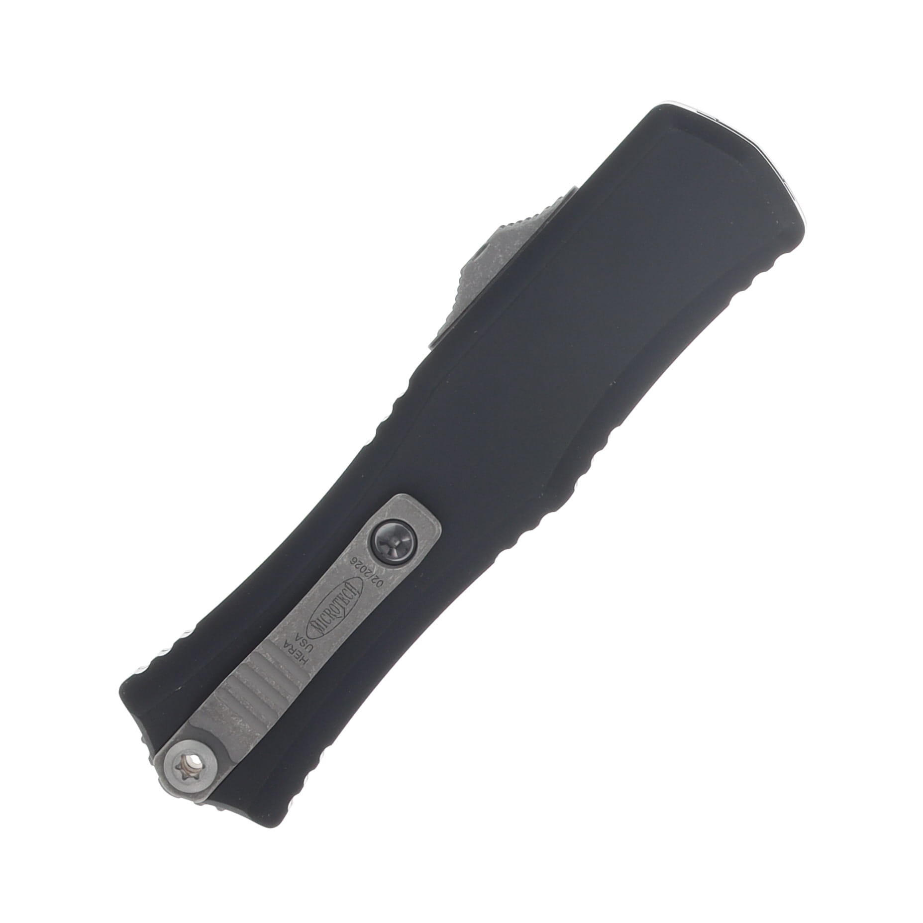Microtech Hera II Mini OTF Auto T/E Apocalyptic Standard Black Aluminum AUMT1704M10AP View 3
