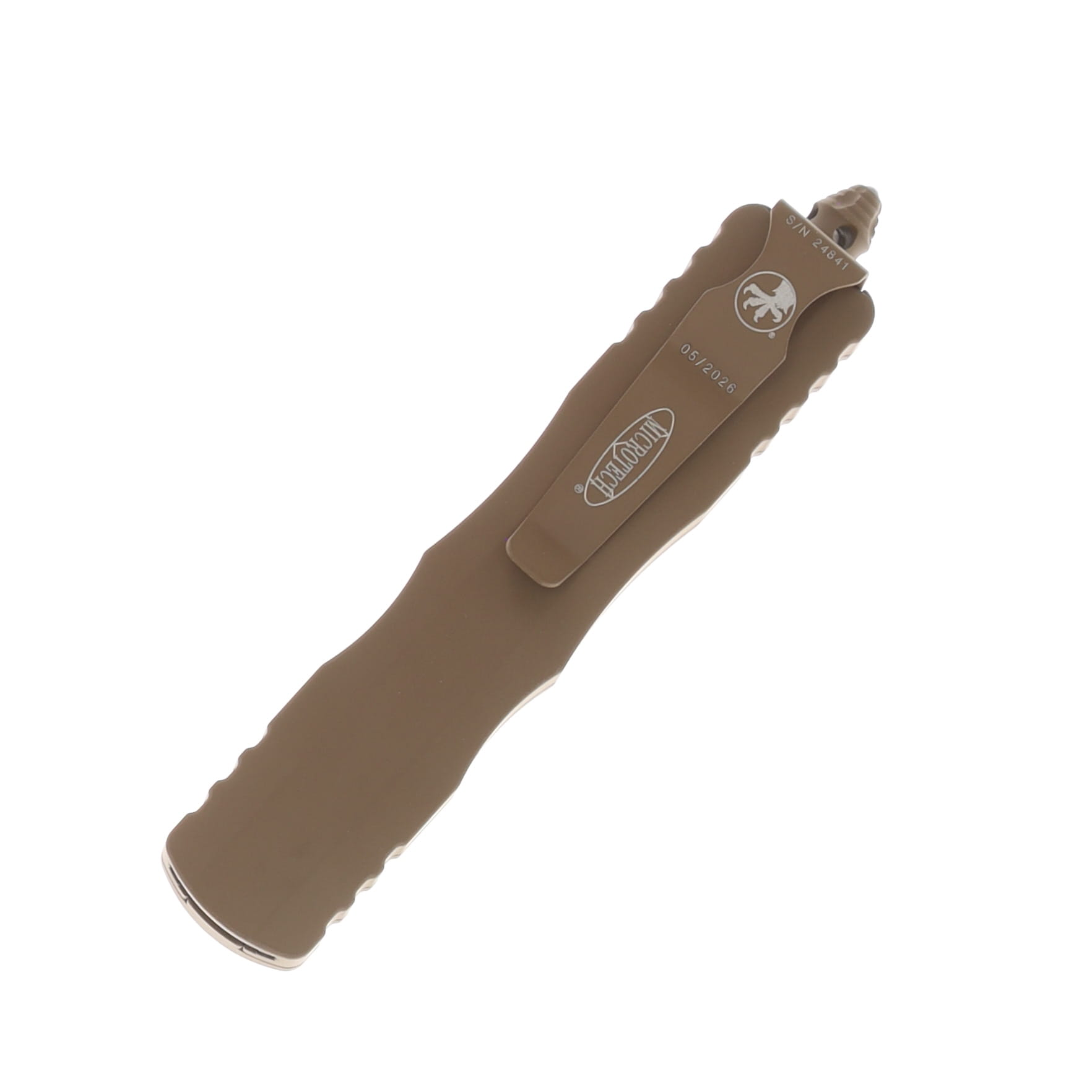 Microtech Dirac OTF Automatic Knife Tan Cerakote D/E AUMT2251CTA View 4
