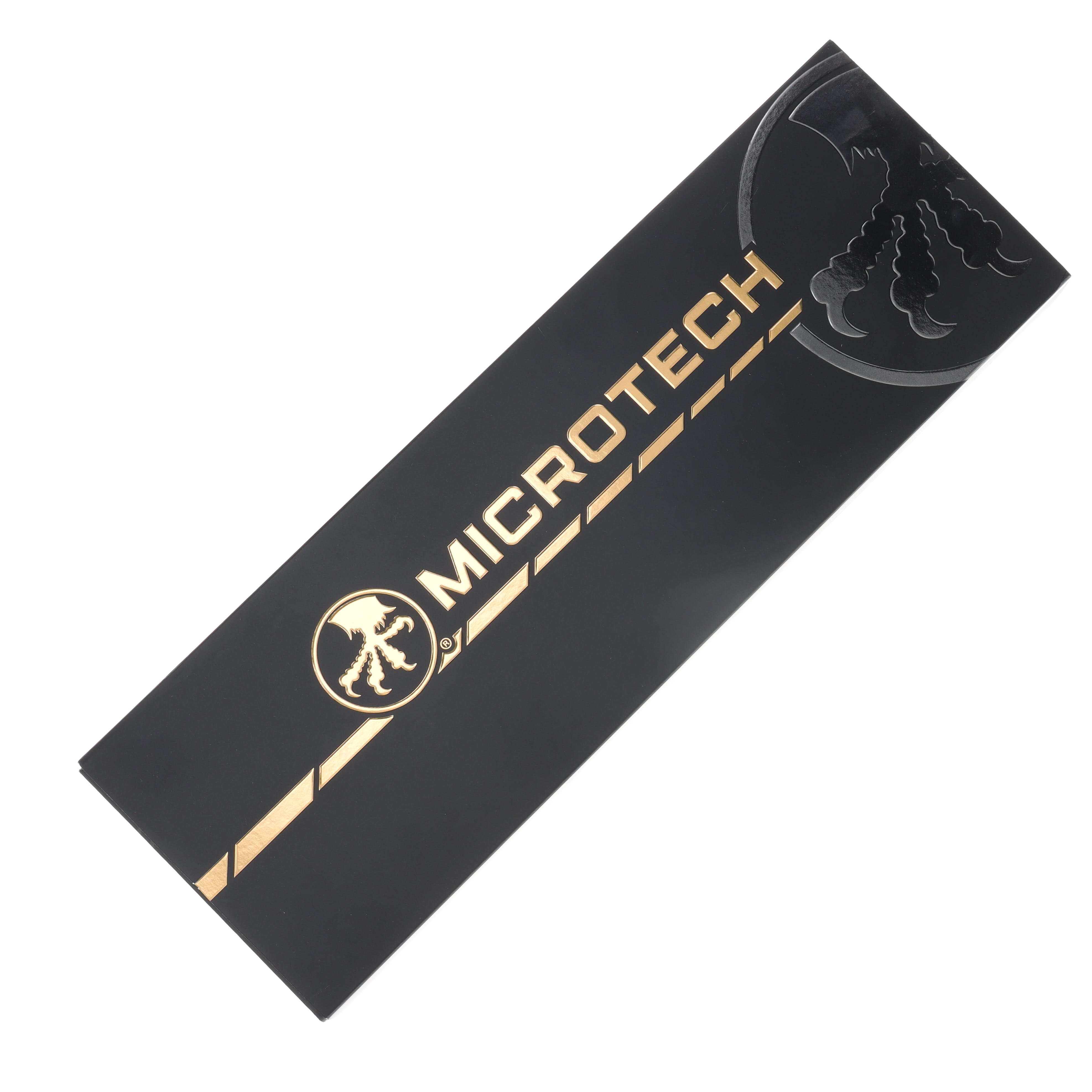 Microtech 10in Butcher Knife Stonewash Standard Ivory G-10 MT380010IV View 6