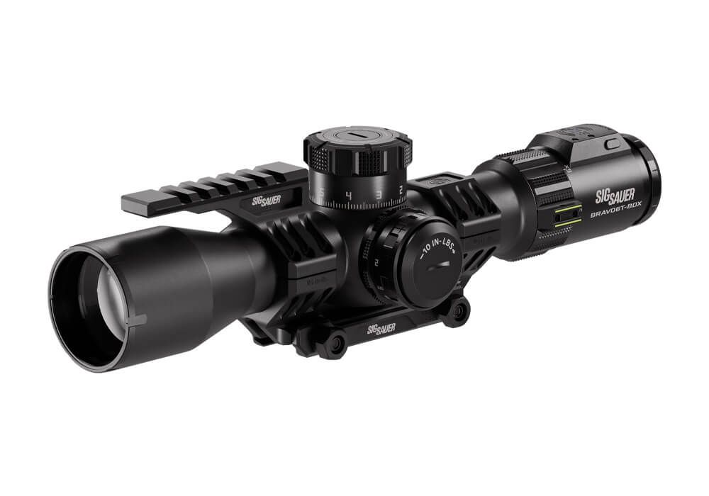 SIG SAUER BRAVO6T-BDX Riflescope 3-18x44mm BDX-T1 DEV-L MRAD 2.0 Reticle SOBBDX63104 View 1